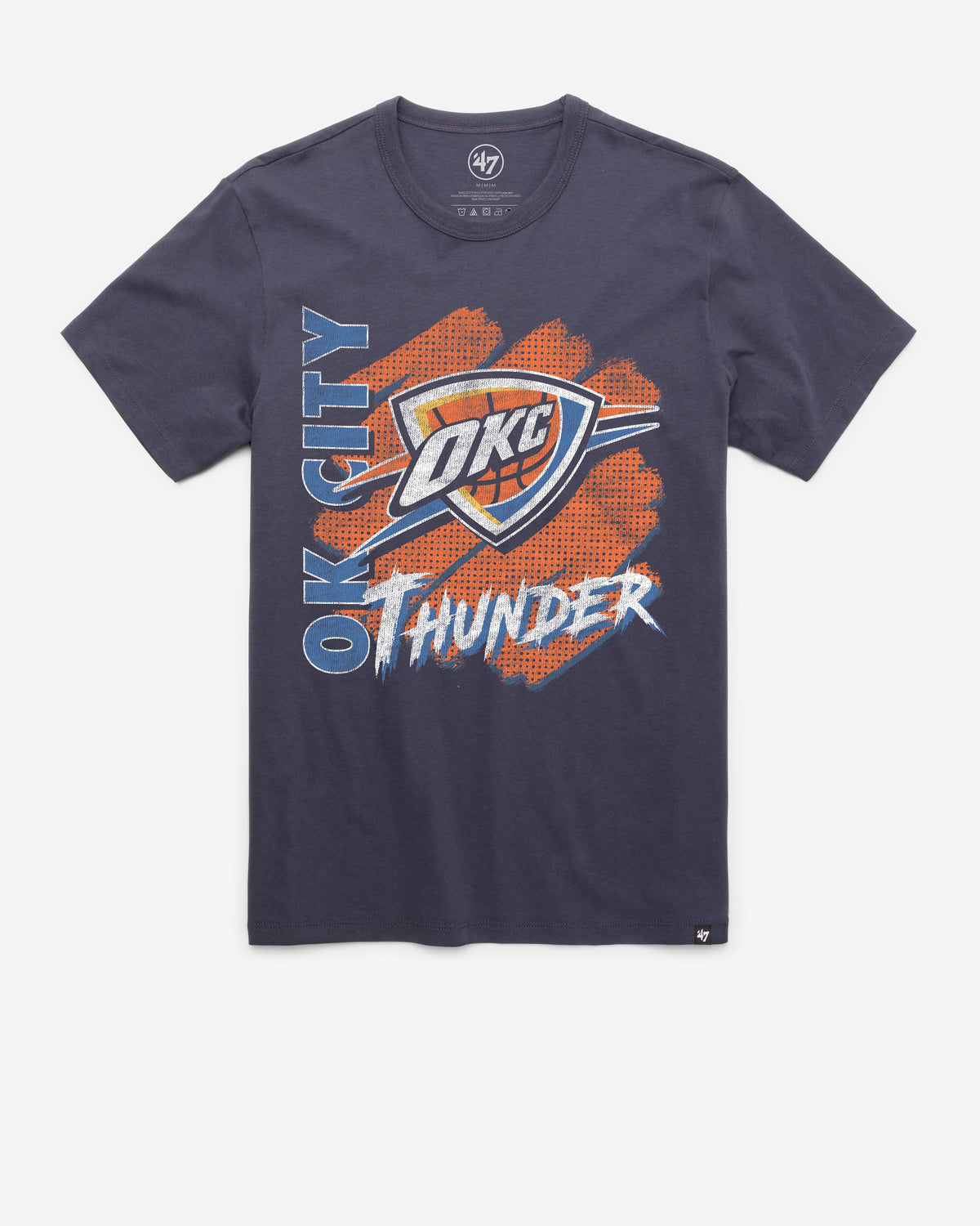 OKLAHOMA CITY THUNDER FRONT ROW '47 FRANKLIN TEE ATLAS BLUE