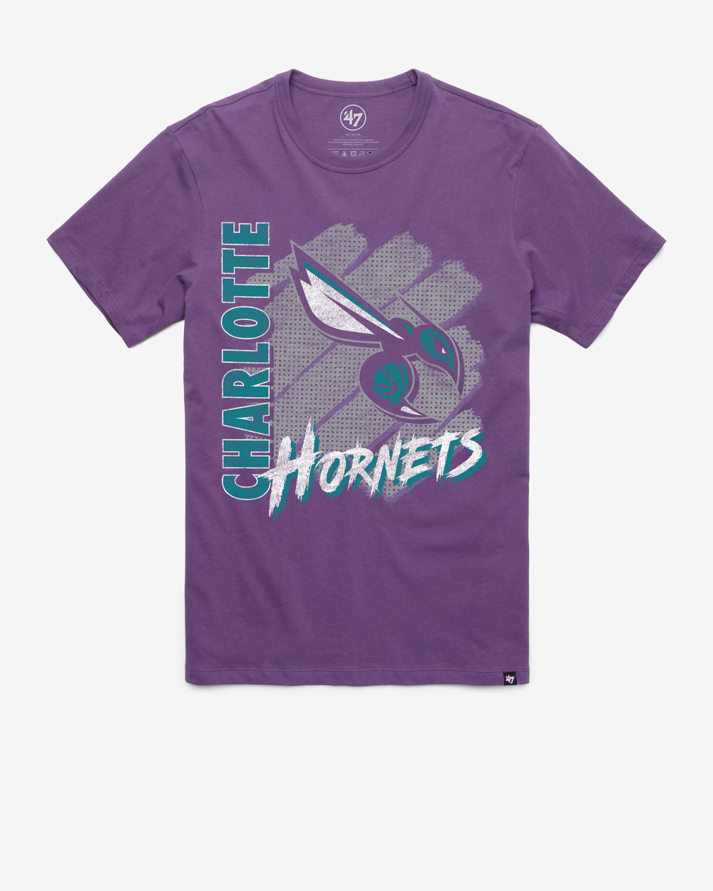 CHARLOTTE HORNETS FRONT ROW '47 FRANKLIN TEE REGENT PURPLE