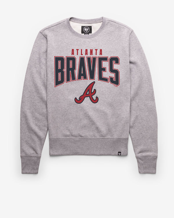 ATLANTA BRAVES TEAM ELEMENTS ARCH '47 HEADLINE CREW SLATE GREY