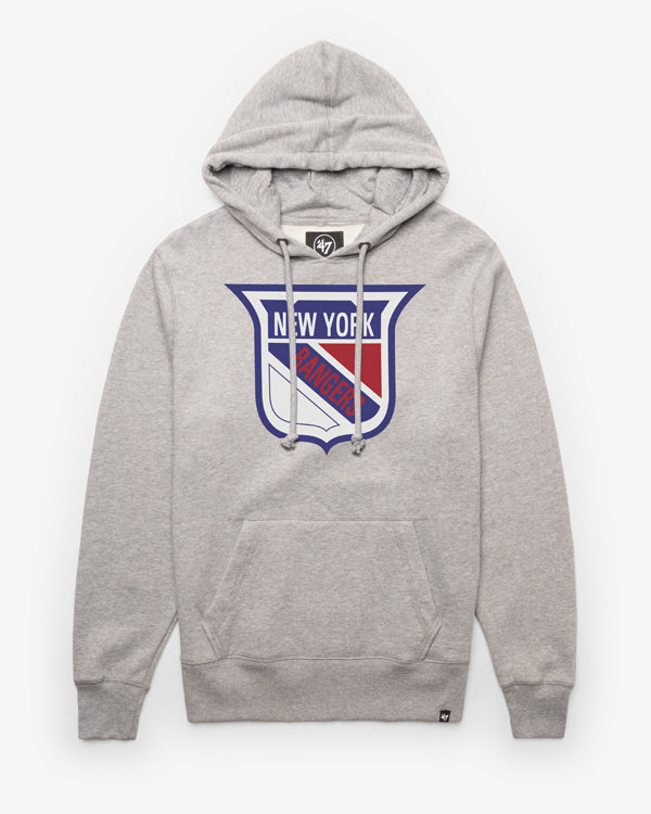 NEW YORK RANGERS VINTAGE IMPRINT '47 HEADLINE HOOD SLATE GREY