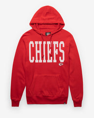 KANSAS CITY CHIEFS DIME '47 HEADLINE HOOD RED