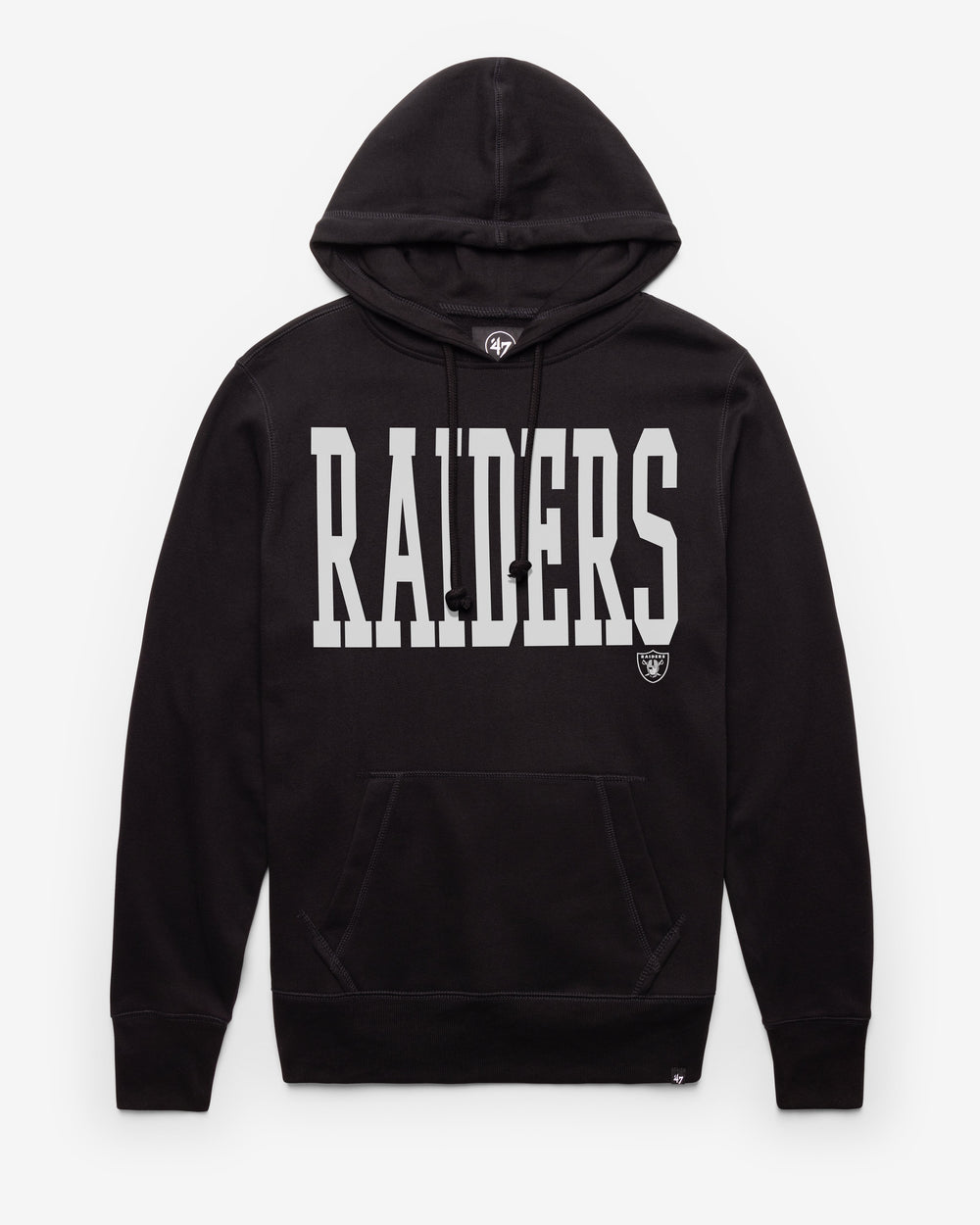 LAS VEGAS RAIDERS DIME '47 HEADLINE HOOD JET BLACK