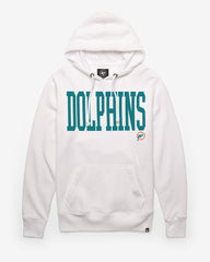 MIAMI DOLPHINS HISTORIC DIME '47 HEADLINE HOOD WHITE WASH