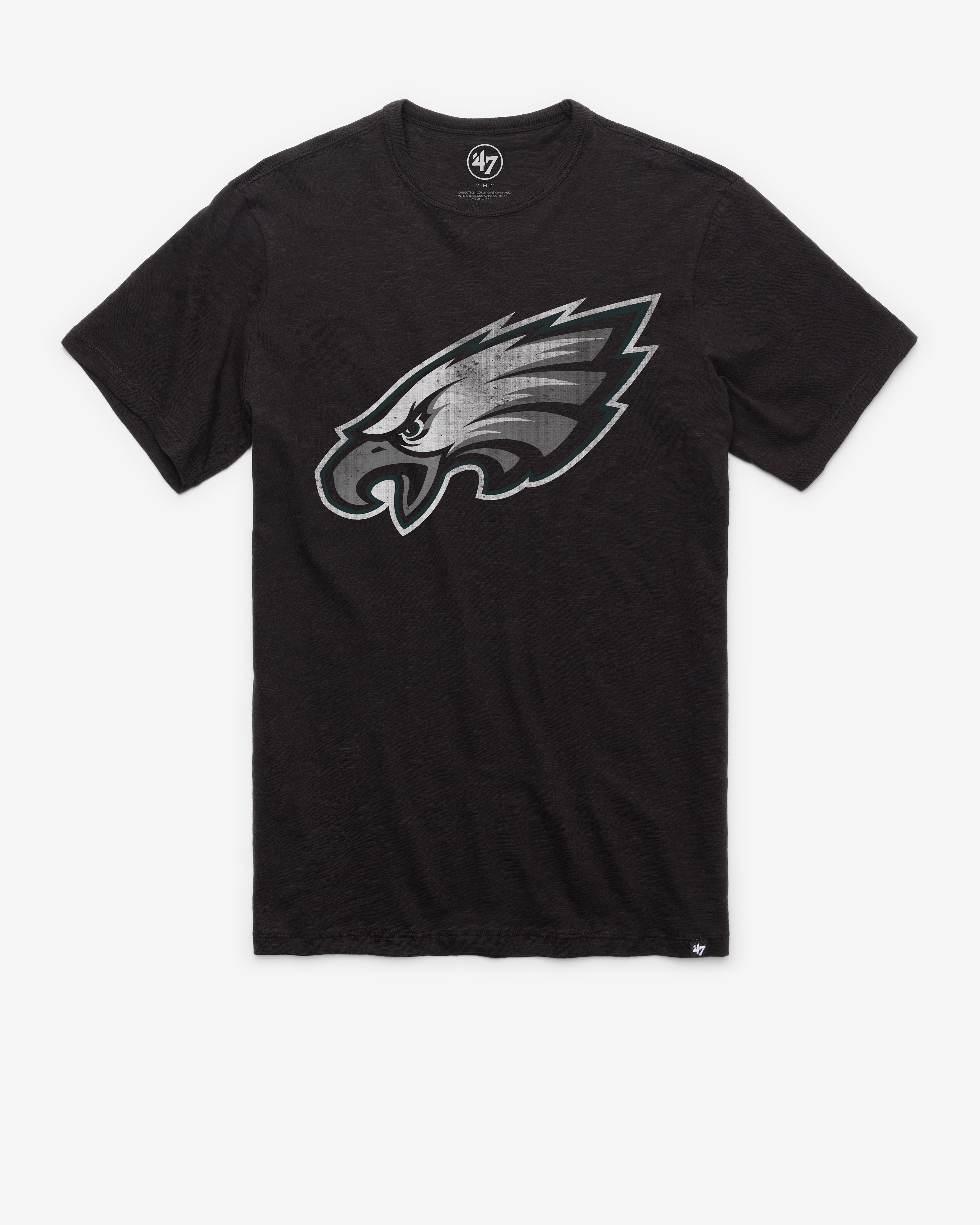 PHILADELPHIA EAGLES GRIT '47 SCRUM TEE JET BLACK