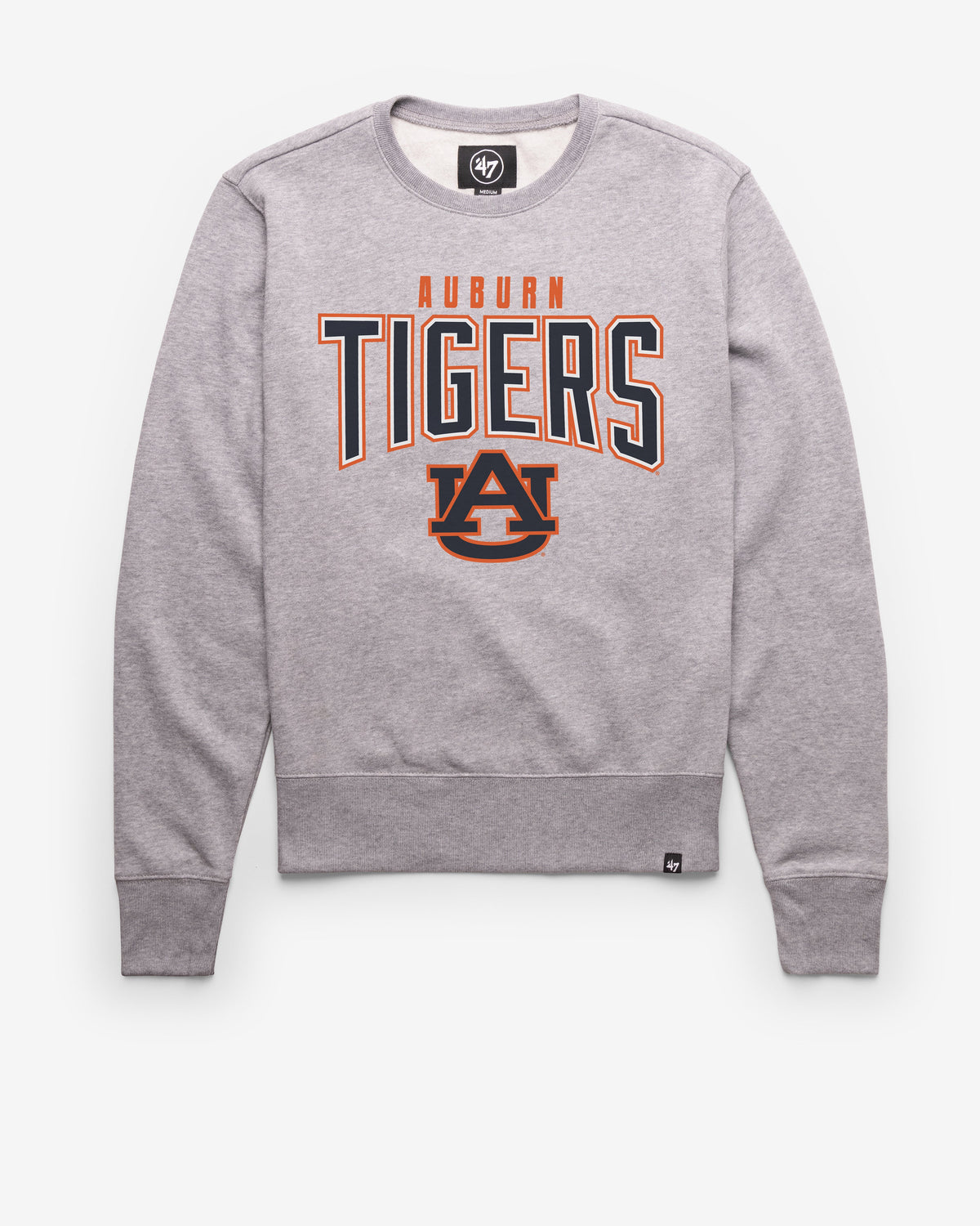 AUBURN TIGERS TEAM ELEMENTS ARCH '47 HEADLINE CREW SLATE GREY