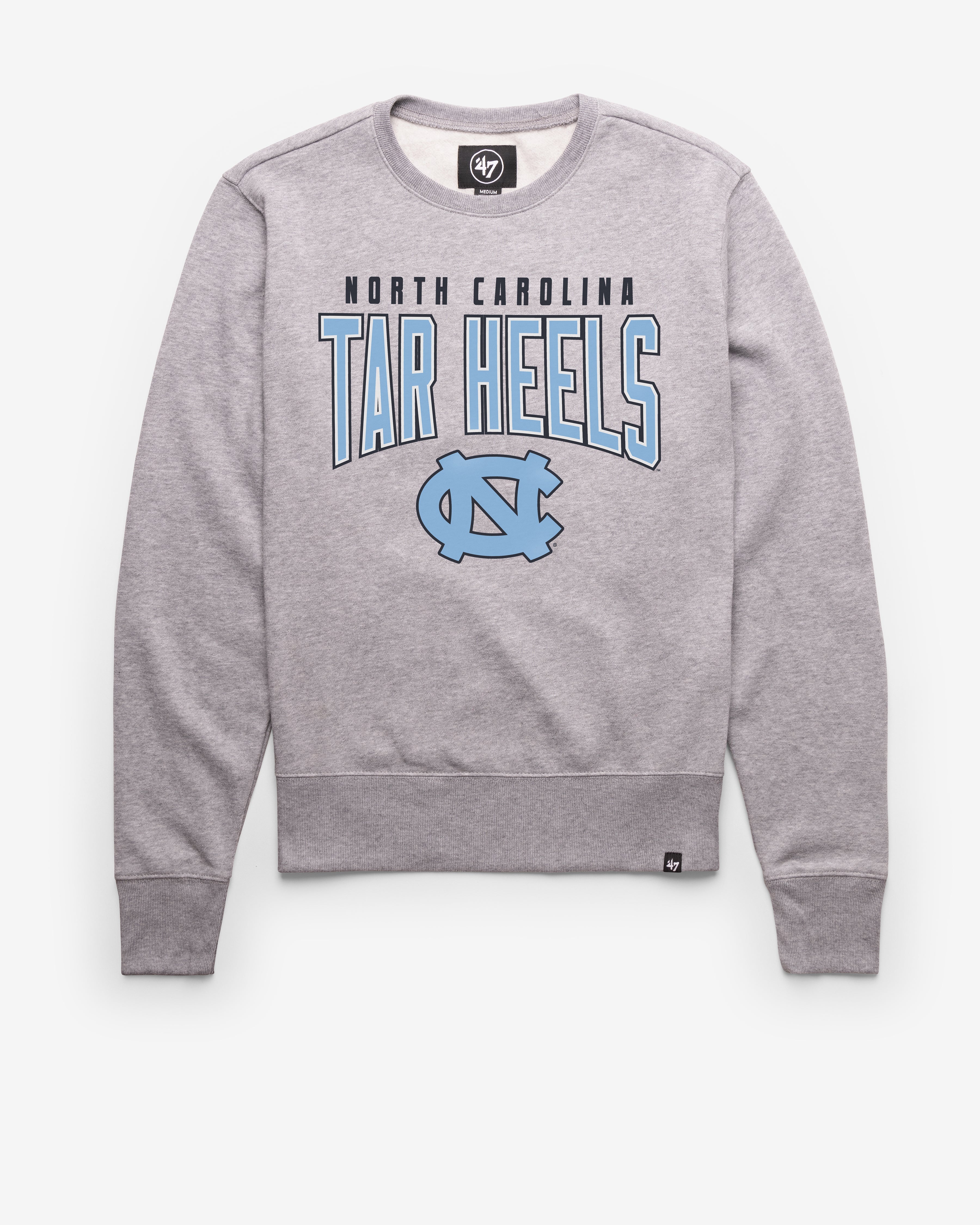 NORTH CAROLINA TAR HEELS UNC TEAM ELEMENTS ARCH '47 HEADLINE CREW SLATE GREY