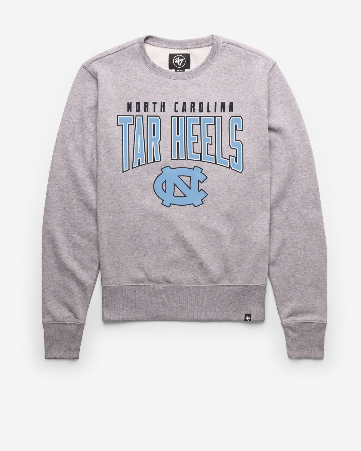 NORTH CAROLINA TAR HEELS UNC TEAM ELEMENTS ARCH '47 HEADLINE CREW SLATE GREY