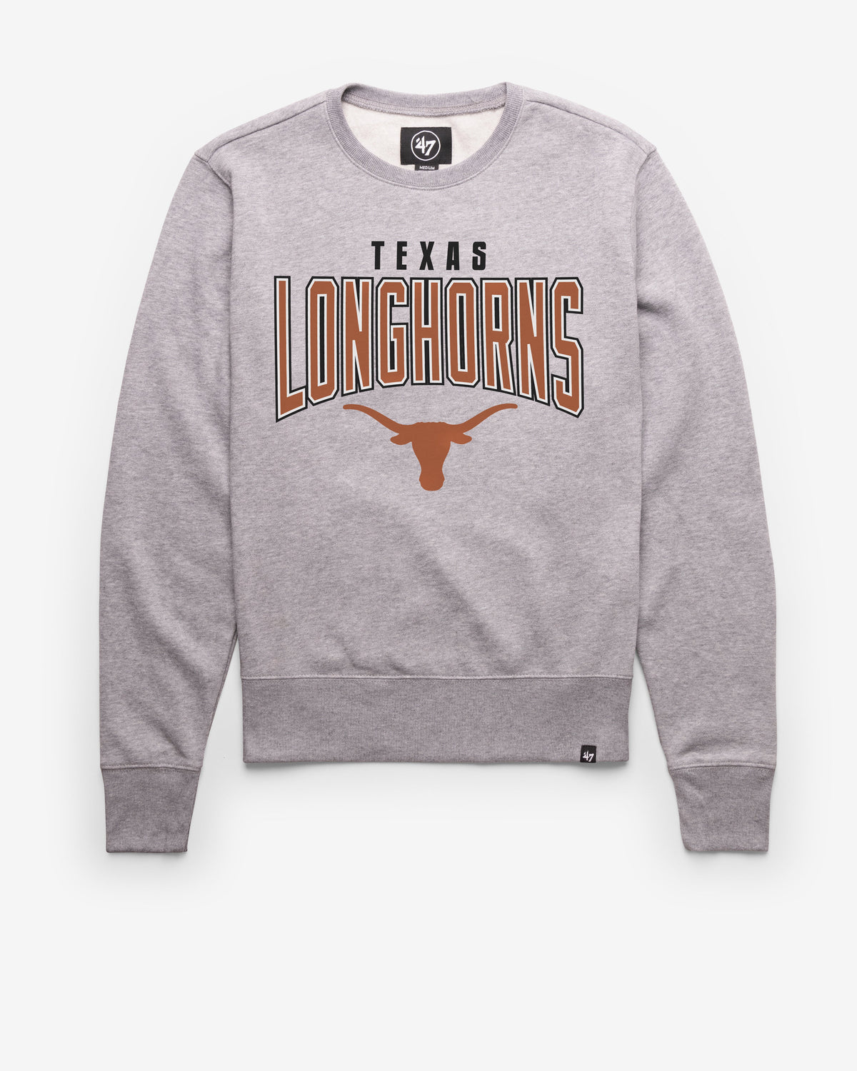TEXAS LONGHORNS TEAM ELEMENTS ARCH '47 HEADLINE CREW SLATE GREY