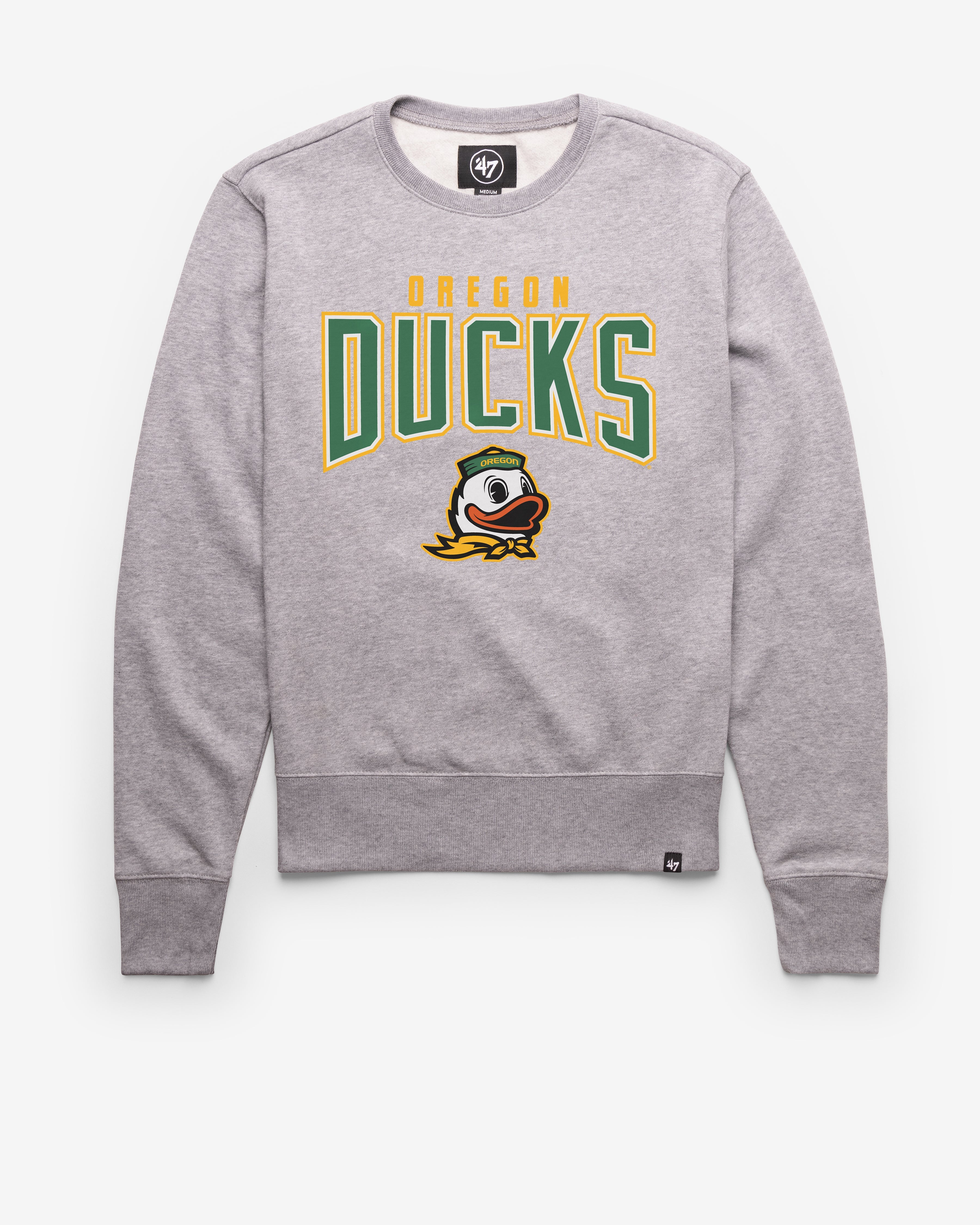 OREGON DUCKS TEAM ELEMENTS ARCH '47 HEADLINE CREW SLATE GREY