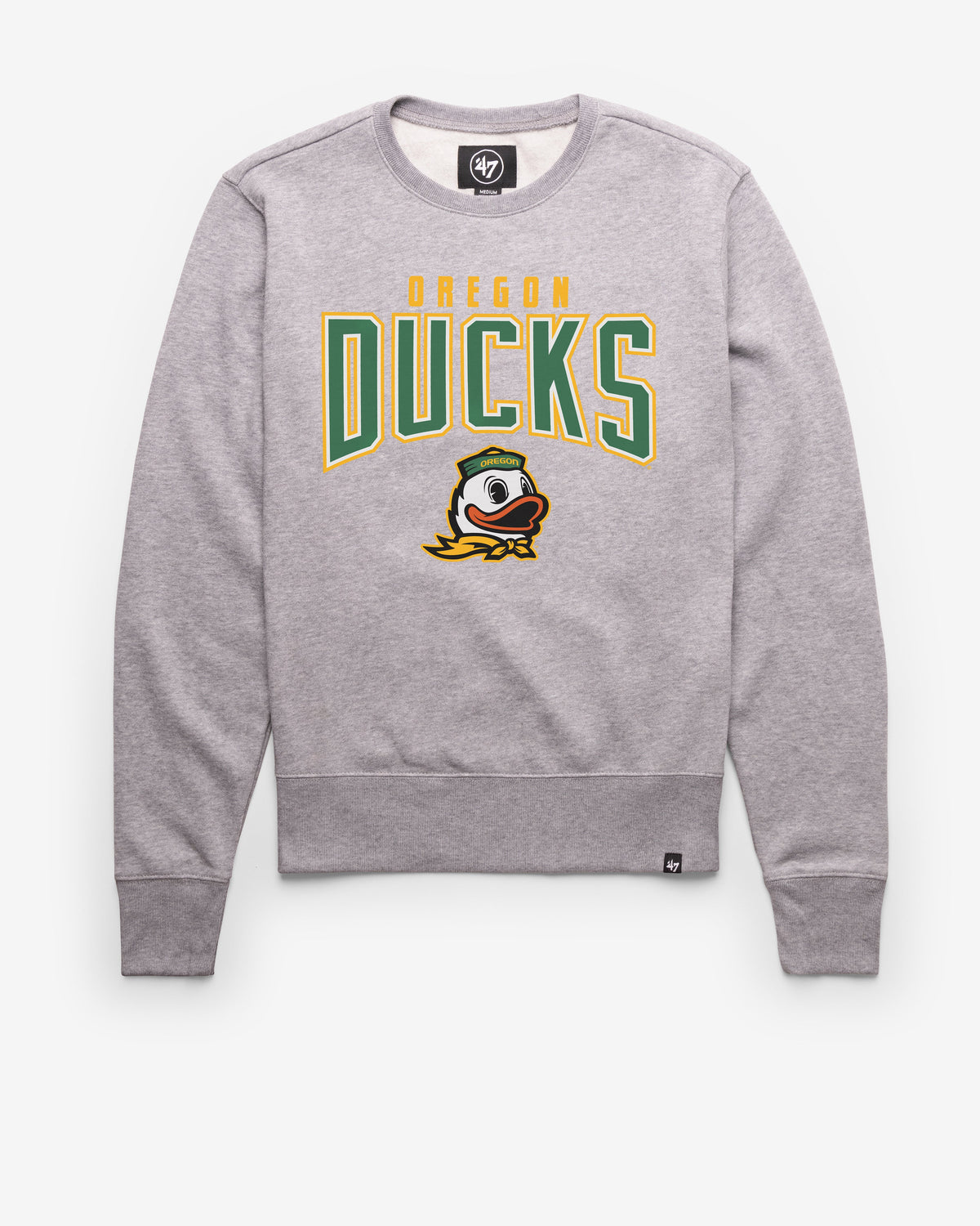 OREGON DUCKS TEAM ELEMENTS ARCH '47 HEADLINE CREW SLATE GREY