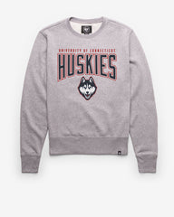 CONNECTICUT HUSKIES UCONN DOG TEAM ELEMENTS ARCH '47 HEADLINE CREW SLATE GREY