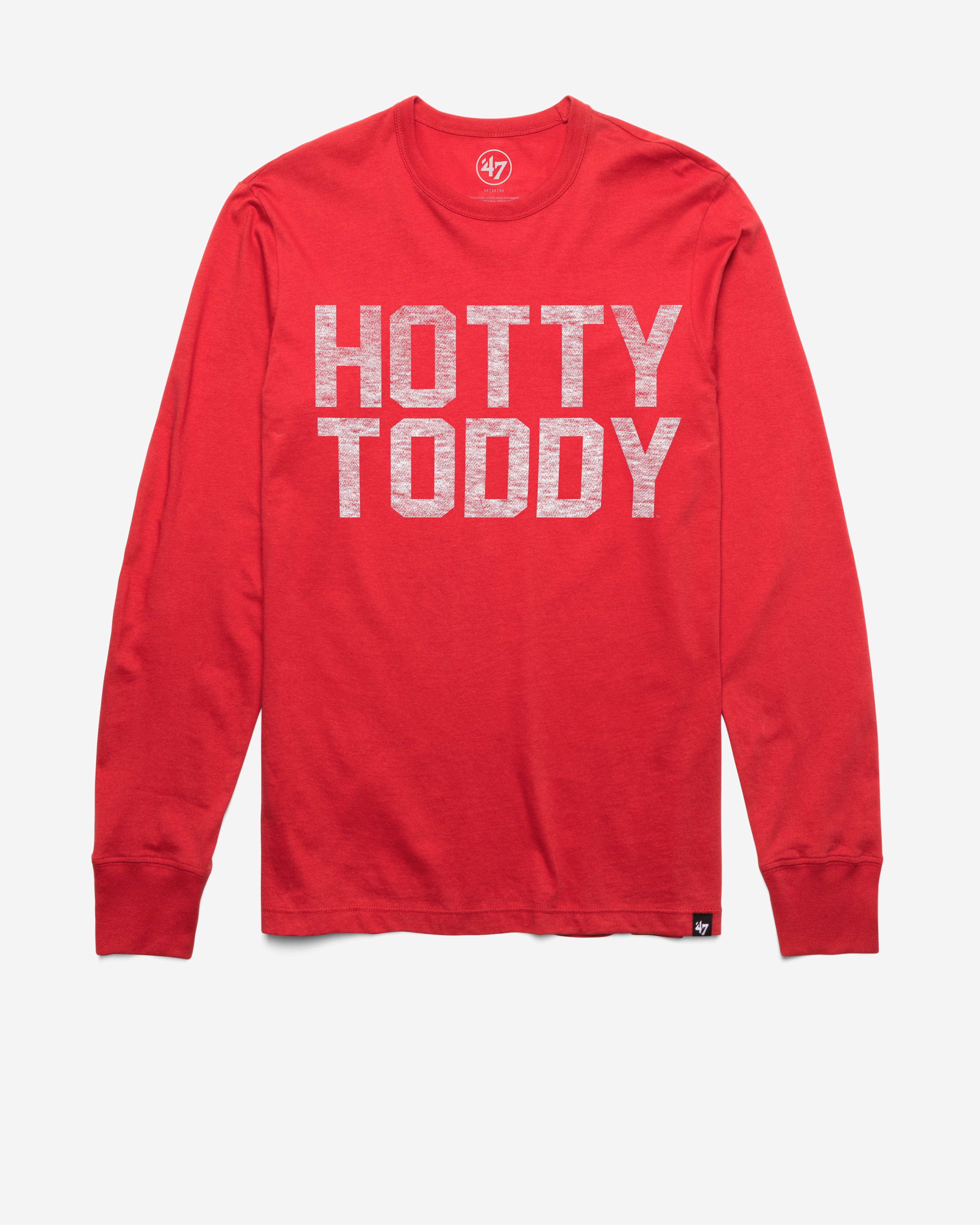 MISSISSIPPI REBELS VINTAGE PREMIER '47 FRANKLIN LONG SLEEVE TEE RACER RED