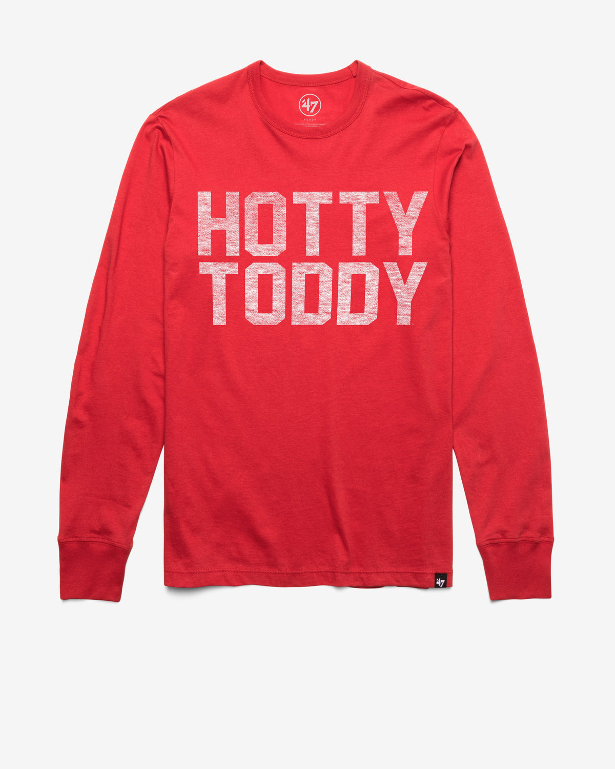 MISSISSIPPI REBELS VINTAGE PREMIER '47 FRANKLIN LONG SLEEVE TEE RACER RED