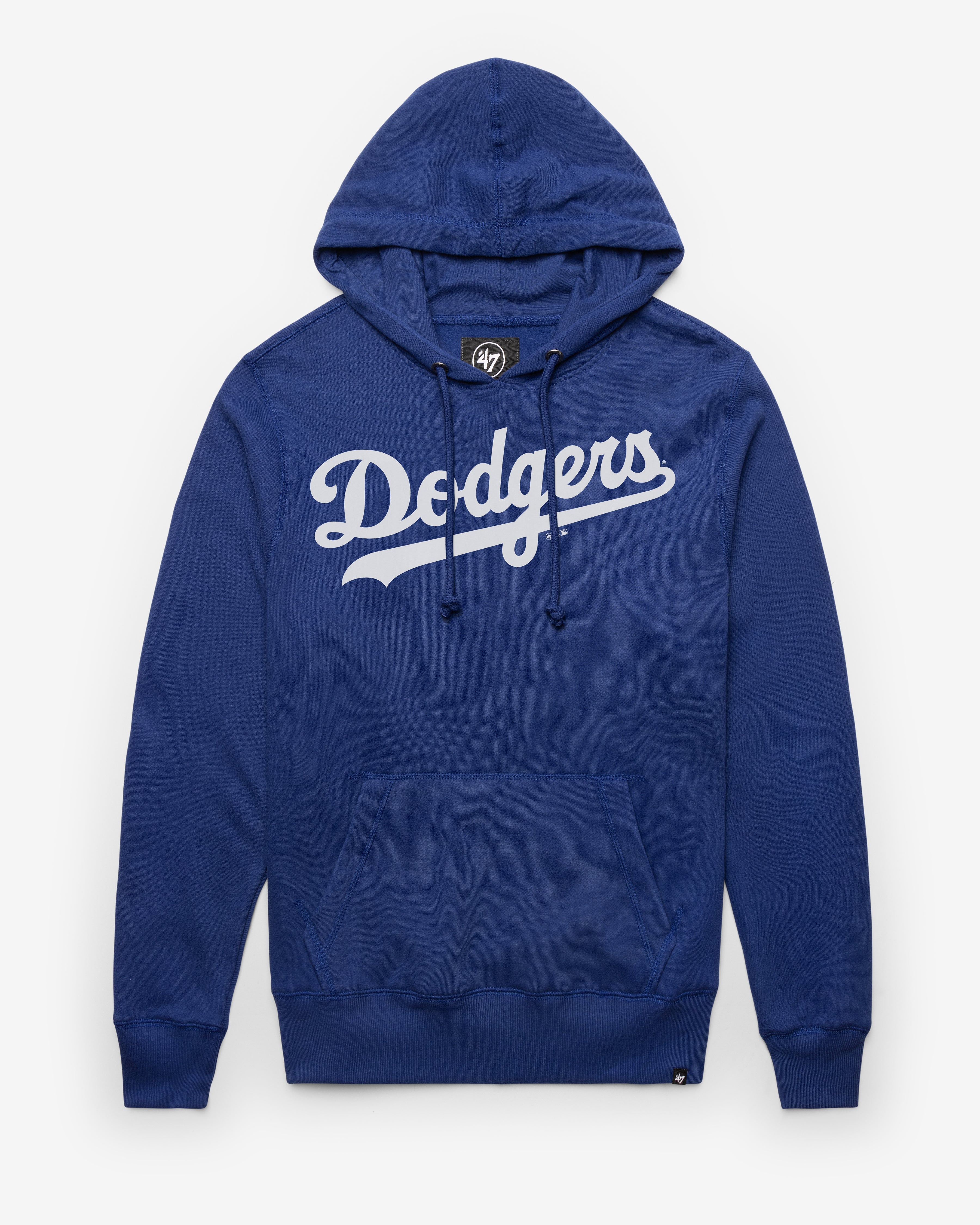 LOS ANGELES DODGERS WORDMARK '47 HEADLINE HOOD ROYAL