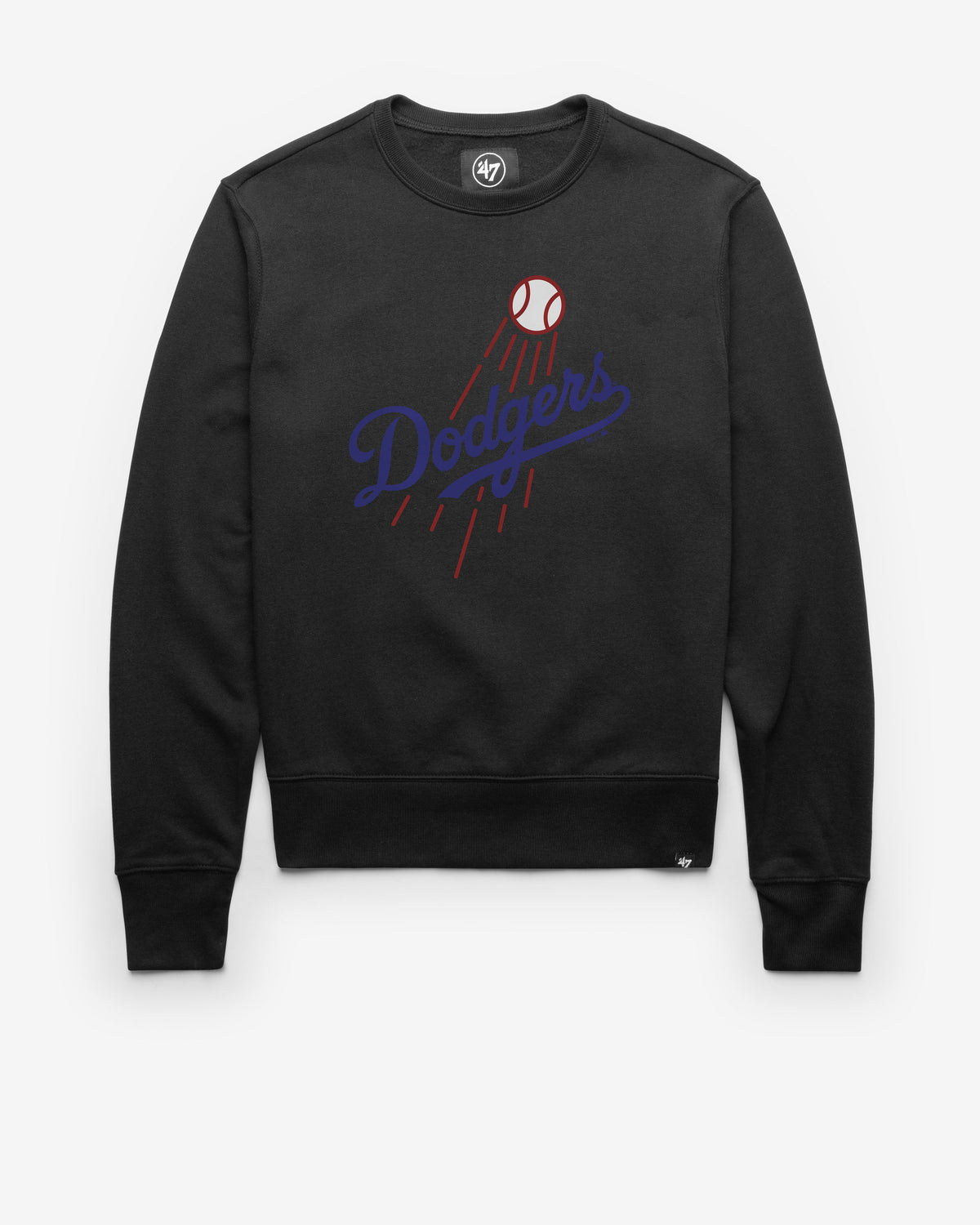 LOS ANGELES DODGERS IMPRINT '47 HEADLINE CREW JET BLACK