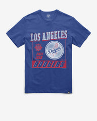 LOS ANGELES DODGERS OUTLAST '47 FRANKLIN TEE JETTY BLUE