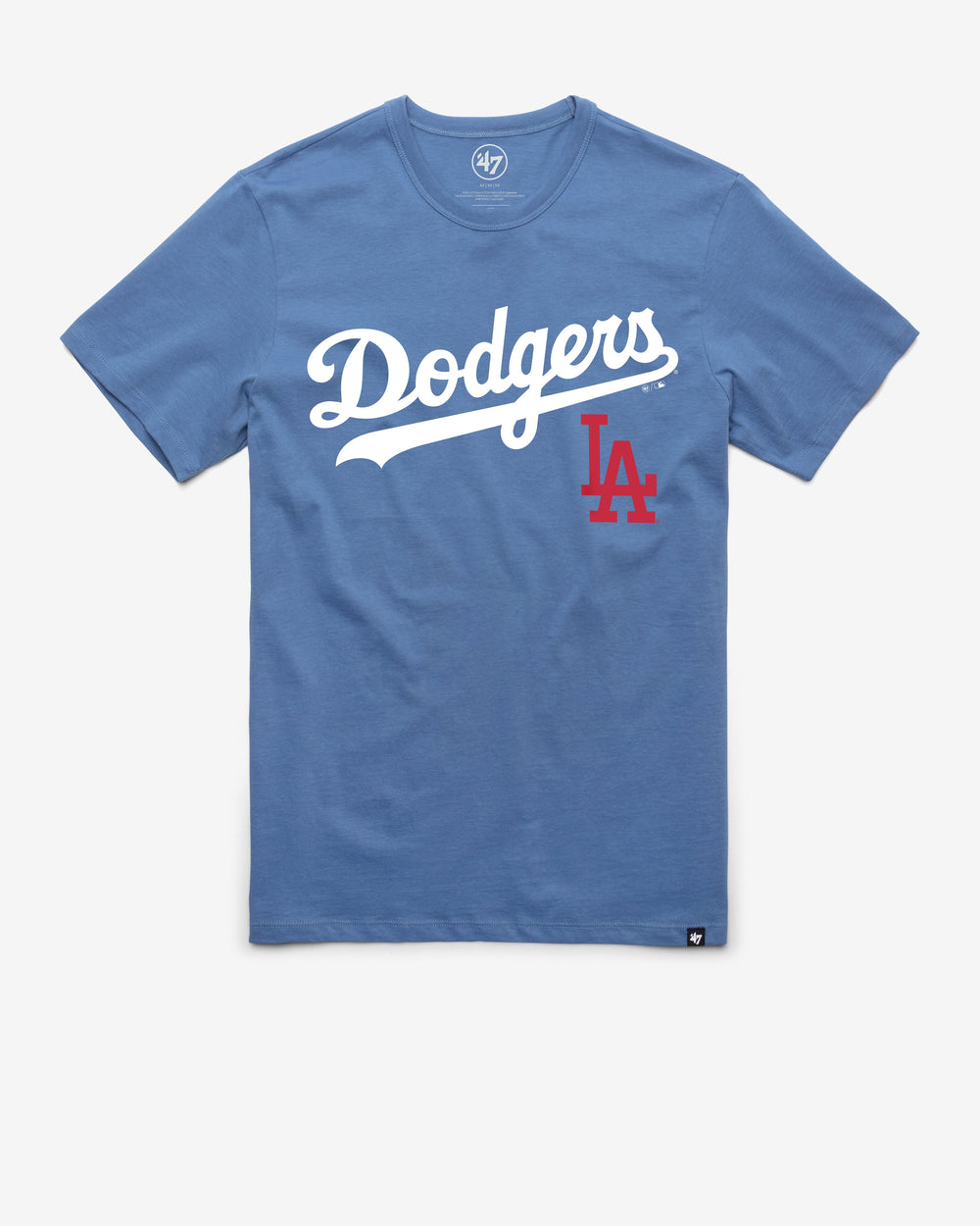 LOS ANGELES DODGERS PREGAME '47 FRANKLIN TEE CADET BLUE