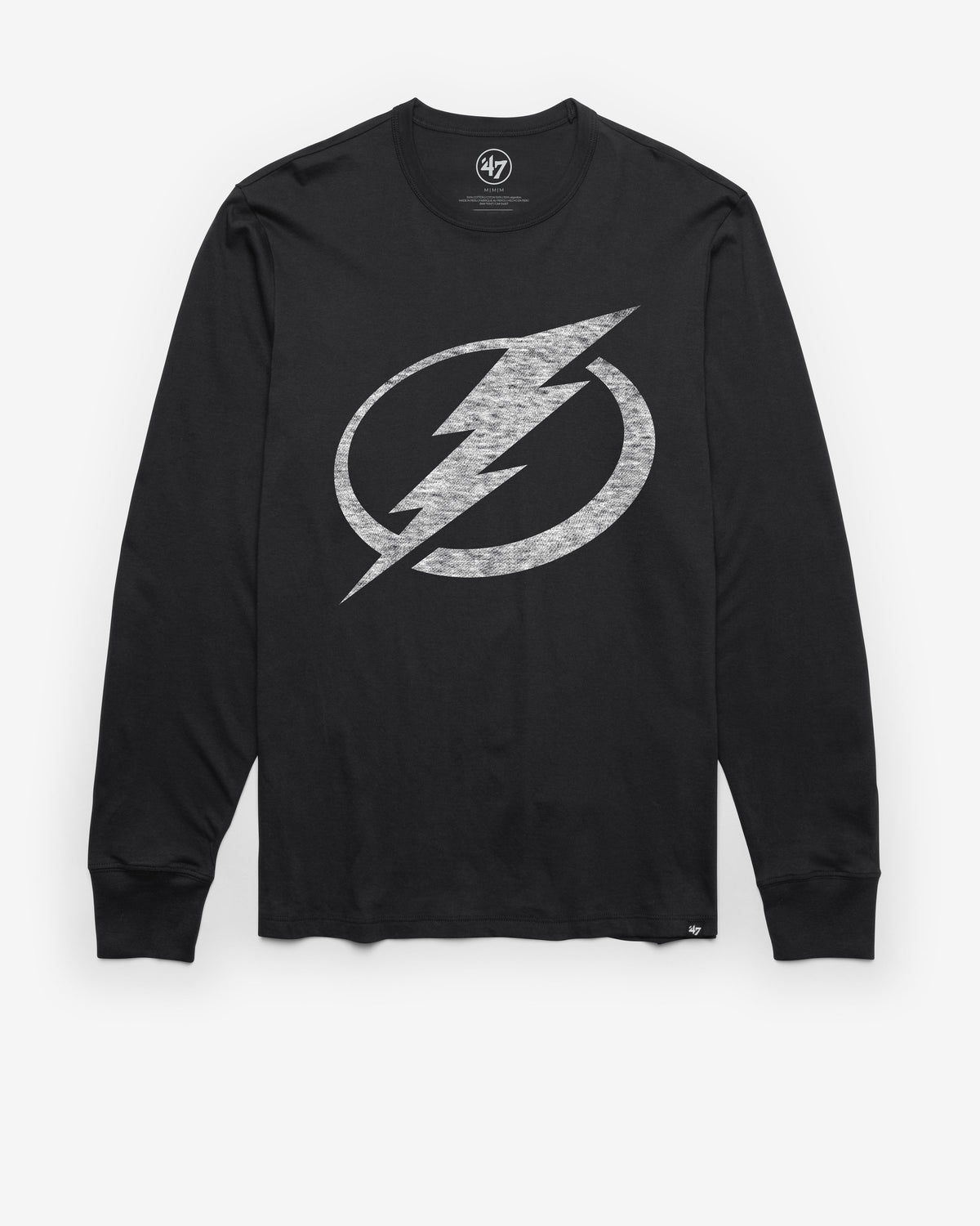 TAMPA BAY LIGHTNING PREMIER '47 FRANKLIN LONG SLEEVE TEE FLINT BLACK
