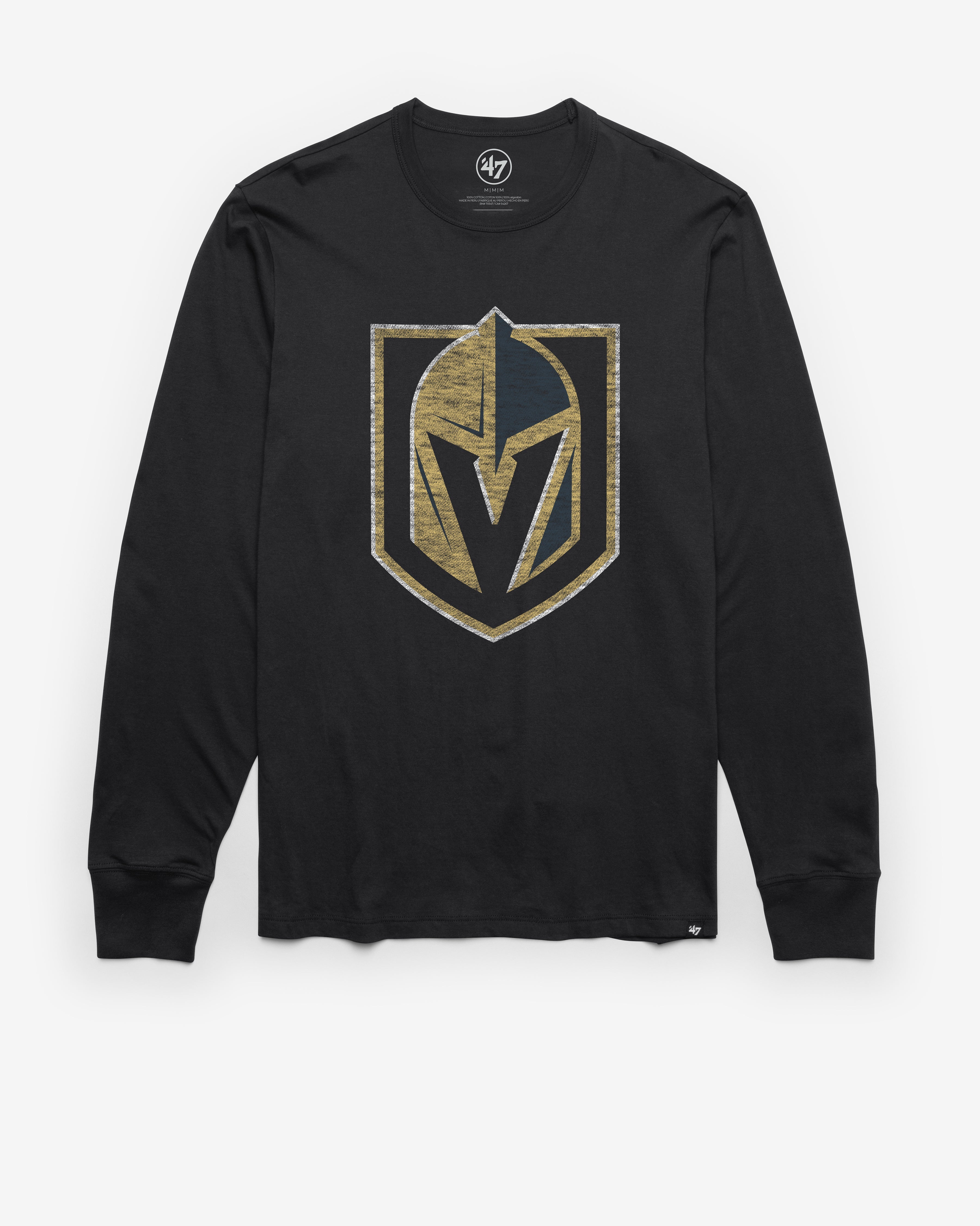 VEGAS GOLDEN KNIGHTS PREMIER '47 FRANKLIN LONG SLEEVE TEE FLINT BLACK