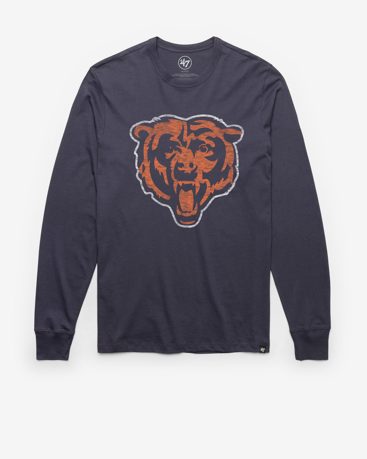 CHICAGO BEARS PREMIER '47 FRANKLIN LONG SLEEVE TEE ATLAS BLUE