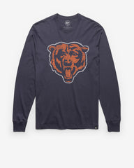 CHICAGO BEARS PREMIER '47 FRANKLIN LONG SLEEVE TEE ATLAS BLUE