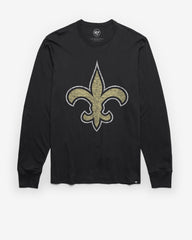 NEW ORLEANS SAINTS PREMIER '47 FRANKLIN LONG SLEEVE TEE FLINT BLACK
