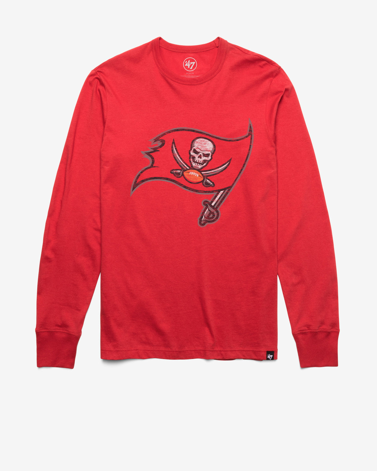 TAMPA BAY BUCCANEERS PREMIER '47 FRANKLIN LONG SLEEVE TEE RACER RED