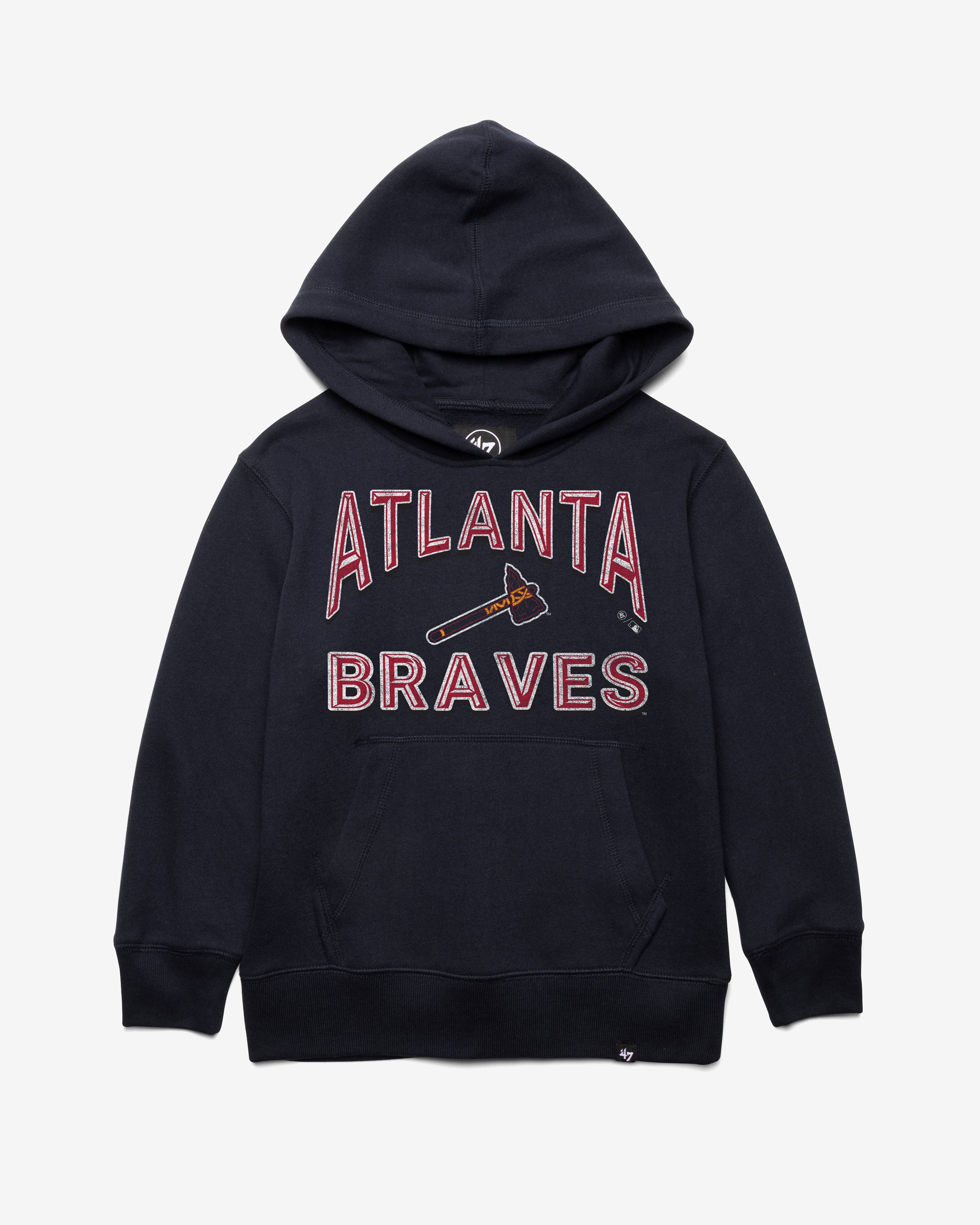 ATLANTA BRAVES FAN OUT '47 HEADLINE HOOD KIDS FALL NAVY