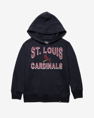 ST. LOUIS CARDINALS FAN OUT '47 HEADLINE HOOD KIDS FALL NAVY