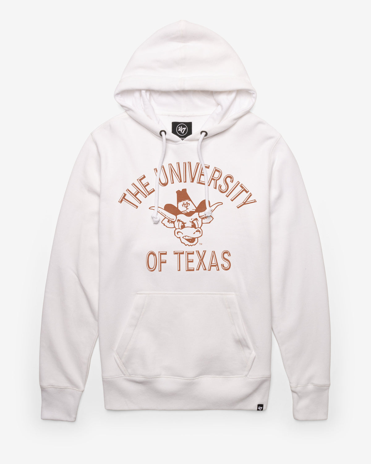 TEXAS LONGHORNS VINTAGE PIVOTAL '47 HEADLINE HOOD WHITE WASH
