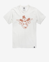 TEXAS LONGHORNS VINTAGE PREMIER '47 FRANKLIN TEE WHITE WASH