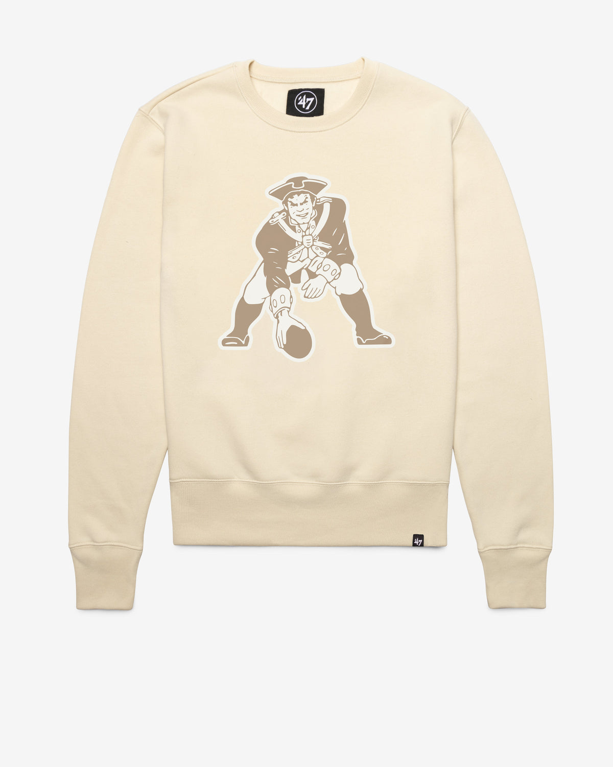 NEW ENGLAND PATRIOTS HISTORIC IMPRINT '47 HEADLINE CREW DUNE