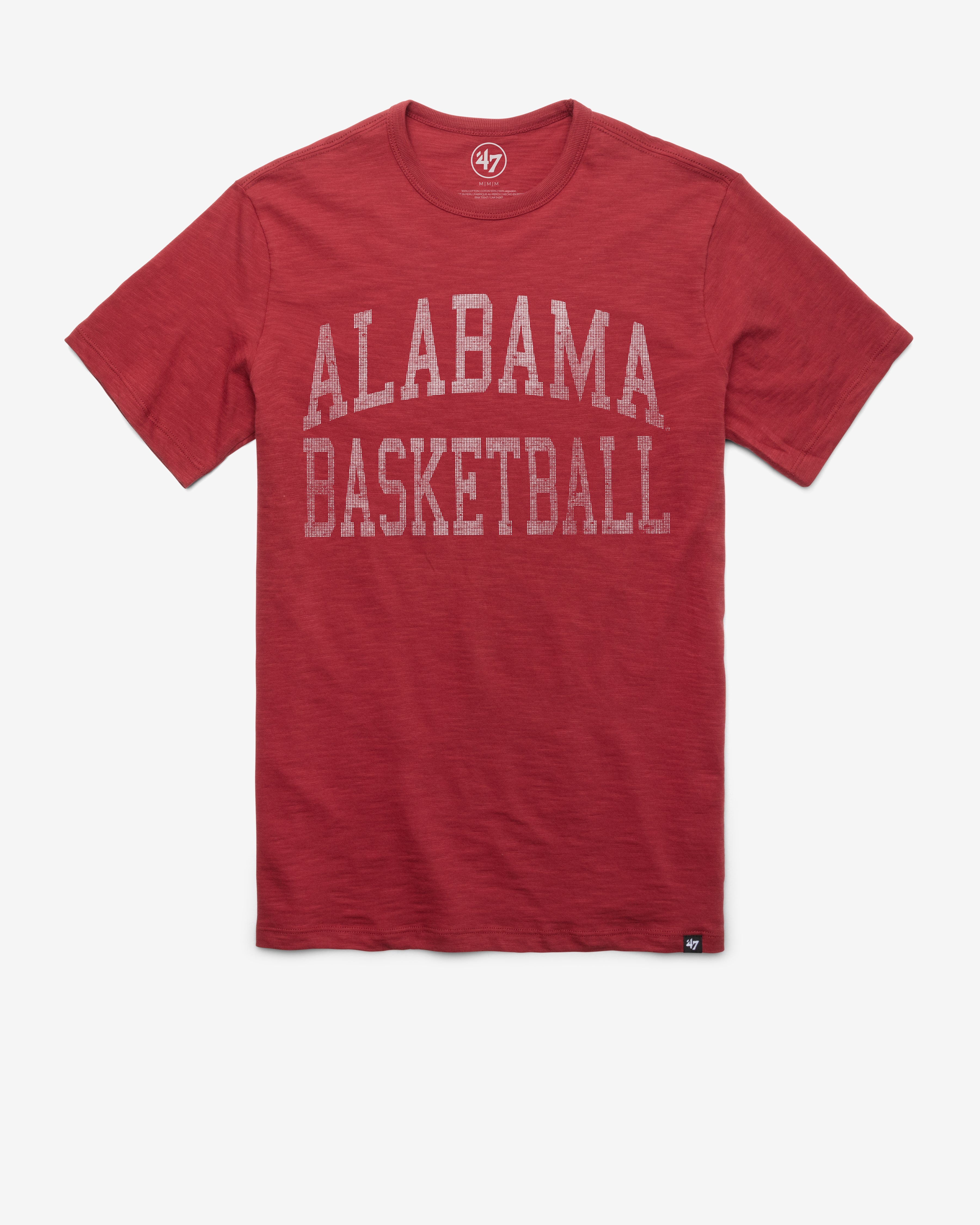 ALABAMA CRIMSON TIDE CLASSIC BLOCK '47 SCRUM TEE CARDINAL
