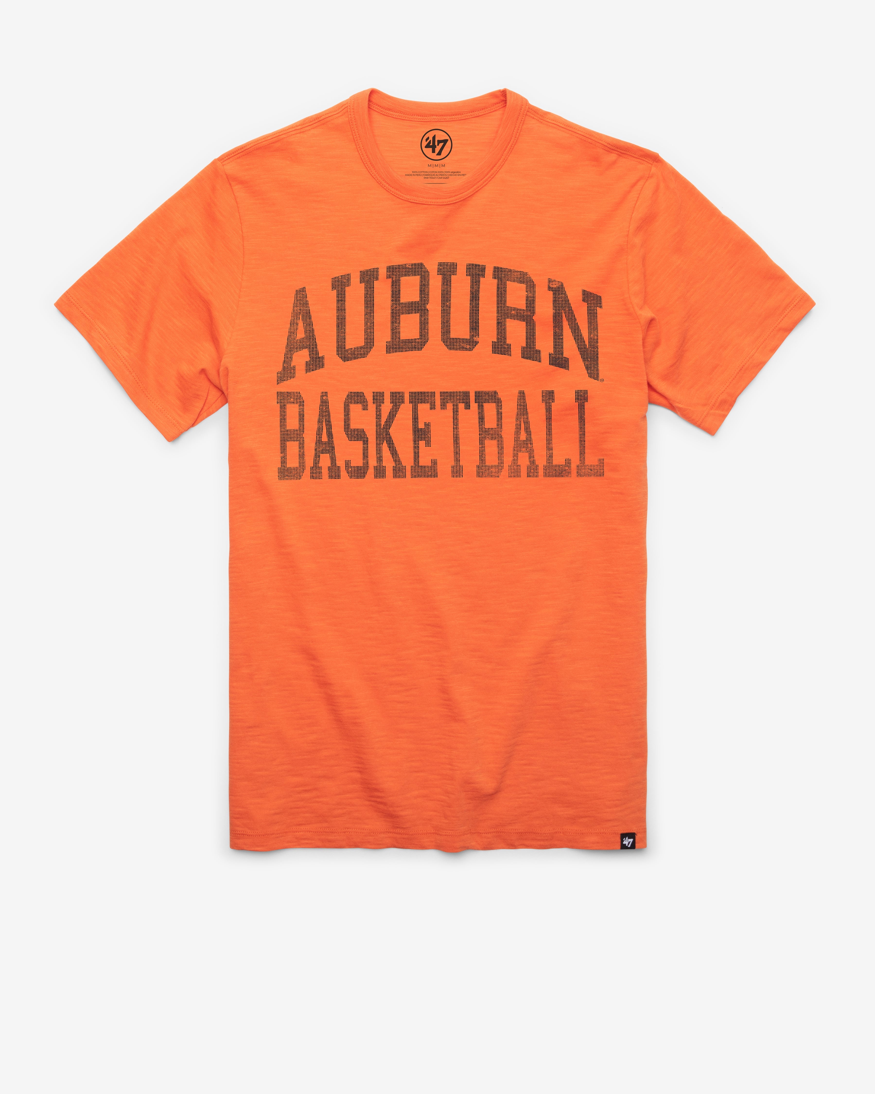 AUBURN TIGERS CLASSIC BLOCK '47 SCRUM TEE CARROT