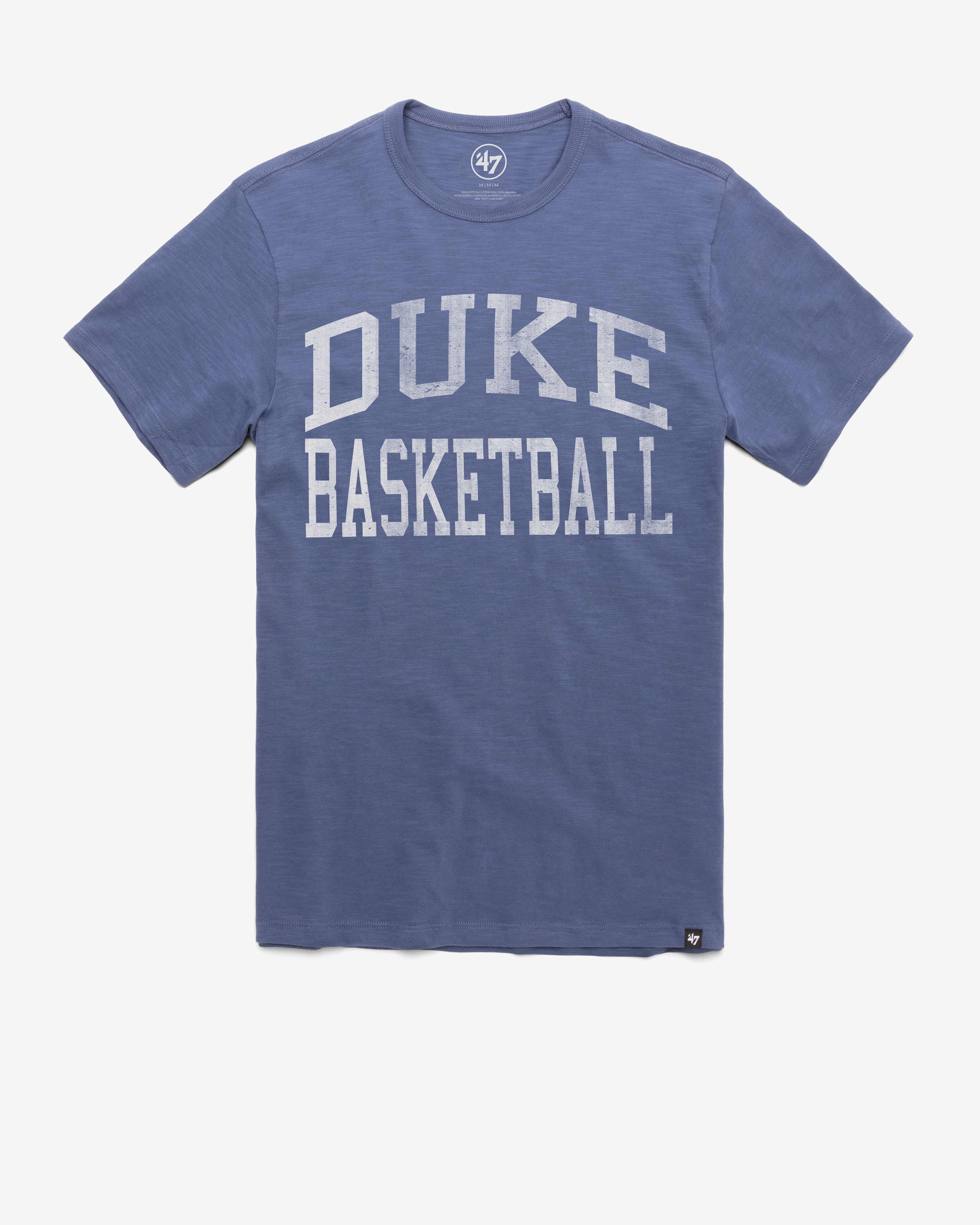 DUKE BLUE DEVILS CLASSIC BLOCK '47 SCRUM TEE BLEACHER BLUE