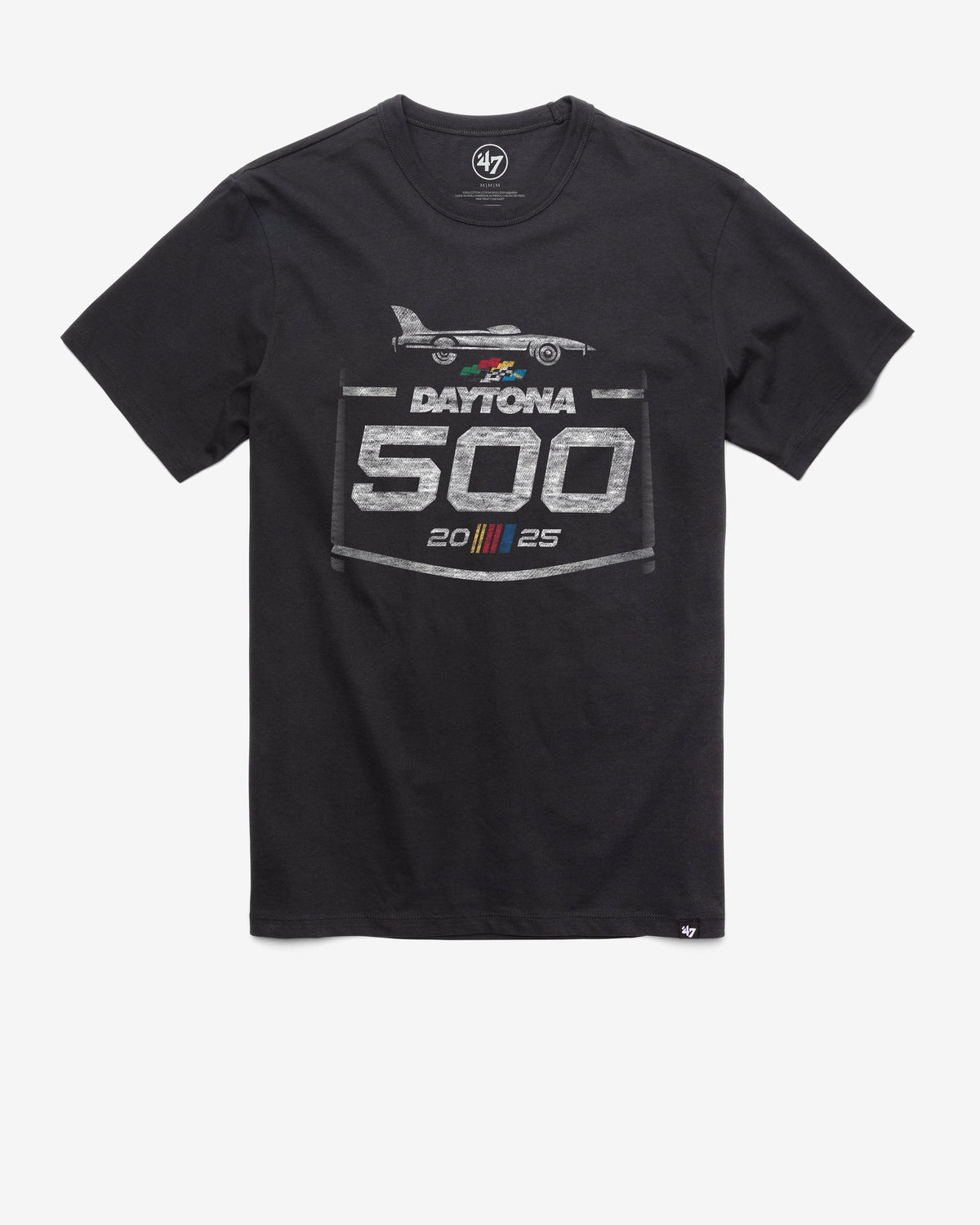 DAYTONA 500 '47 FRANKLIN TEE FLINT BLACK