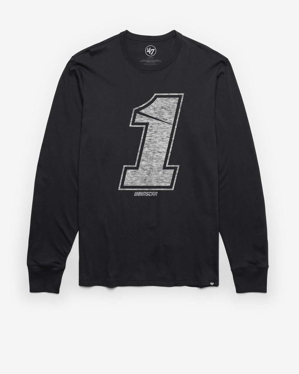 NASCAR ROSS CHASTAIN TRACKHOUSE DRIVER '47 FRANKLIN LONG SLEEVE TEE FLINT BLACK