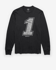 NASCAR ROSS CHASTAIN TRACKHOUSE DRIVER '47 FRANKLIN LONG SLEEVE TEE FLINT BLACK