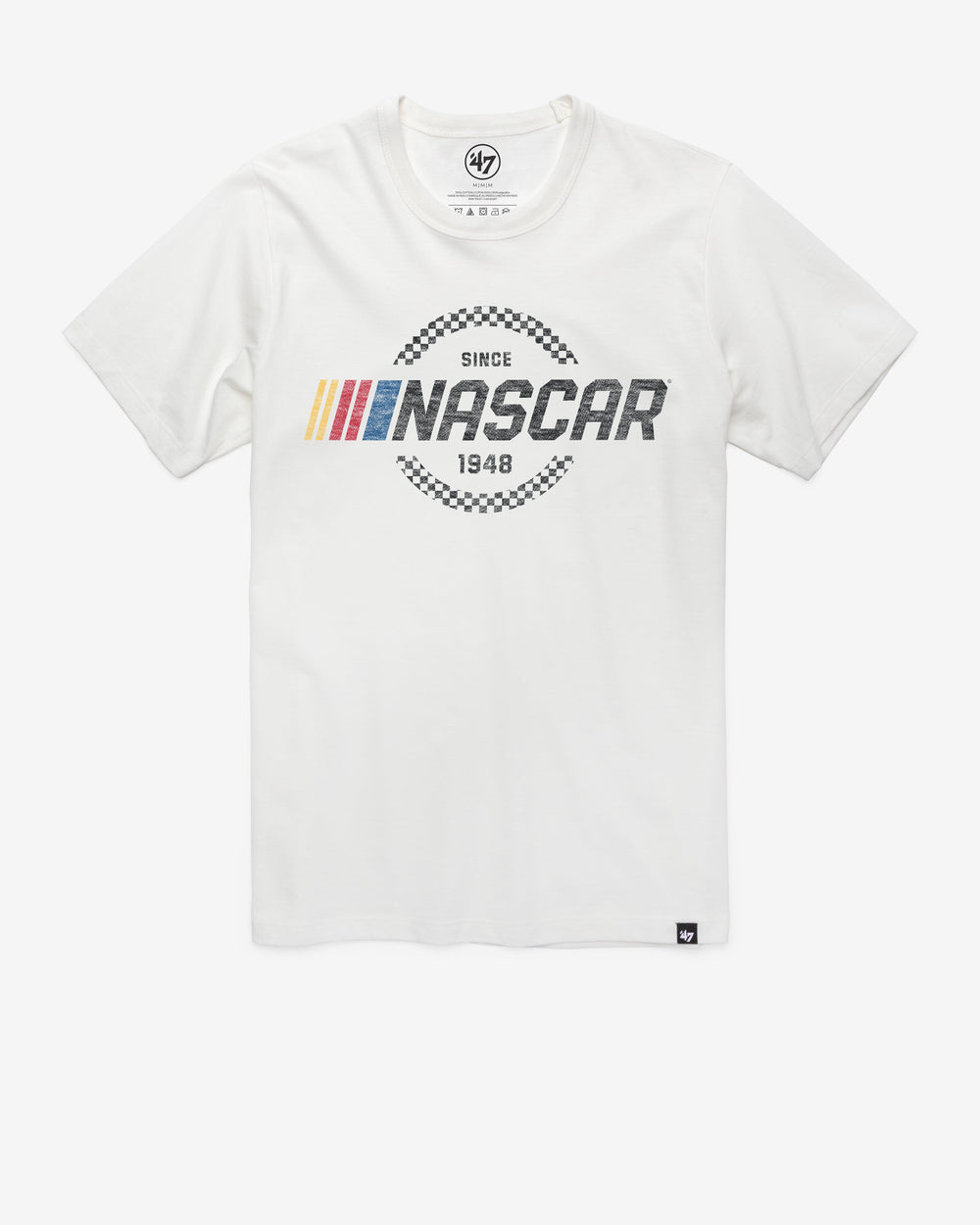 NASCAR LOGO IMPRINT '47 FRANKLIN TEE WHITE WASH