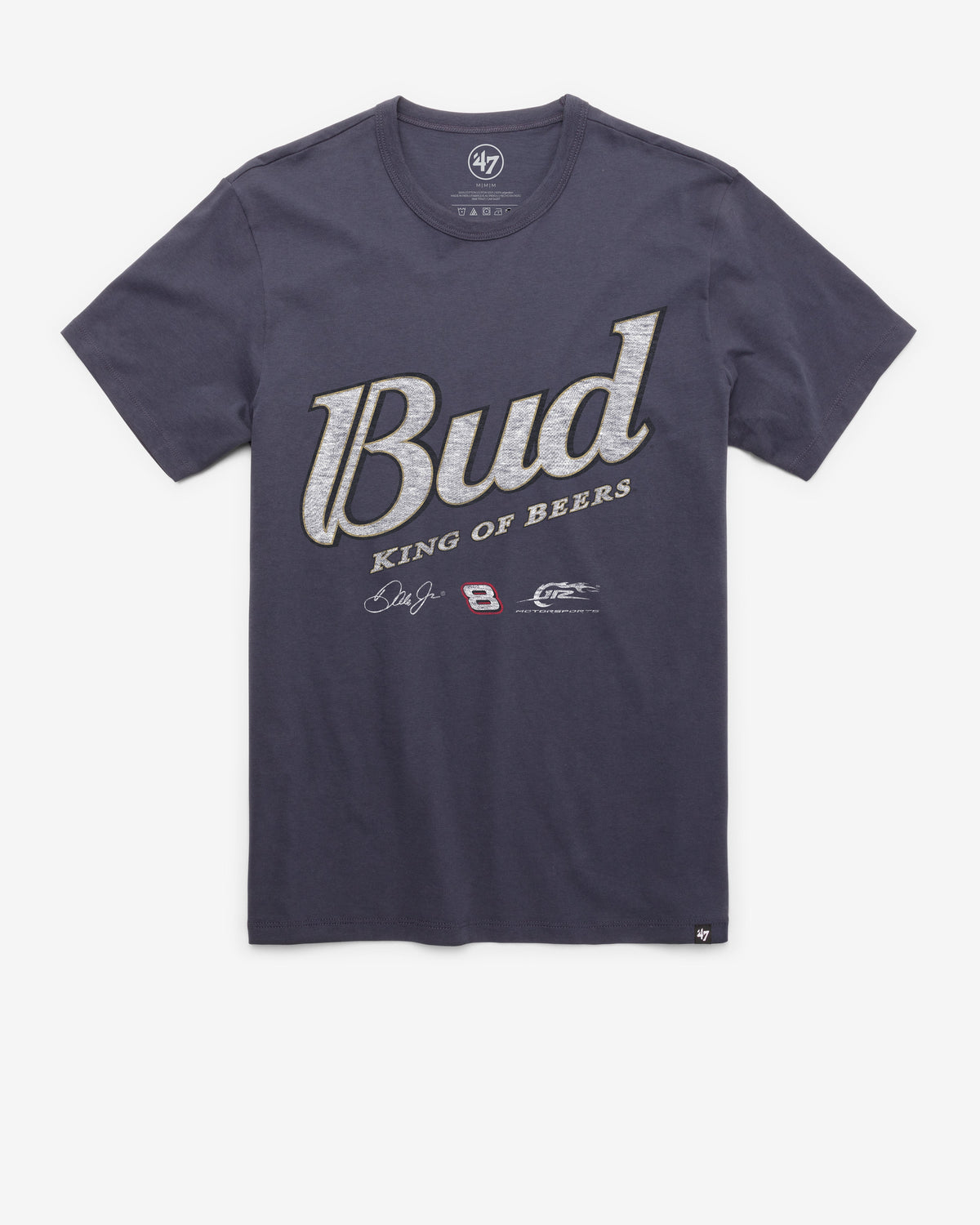 DALE EARNHARDT JR. / JR. MOTORSPORTS DRIVER '47 FRANKLIN TEE ATLAS BLUE