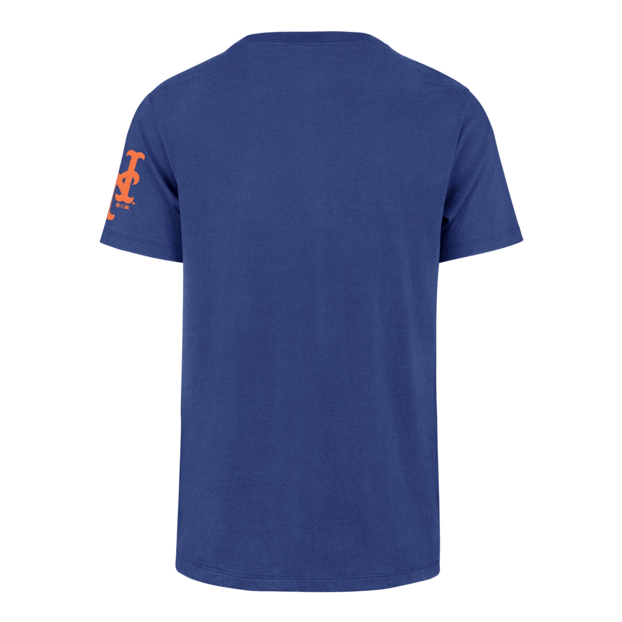 NEW YORK METS UPSIDE DOWN TWO PEAT '47 FRANKLIN TEE JETTY BLUE