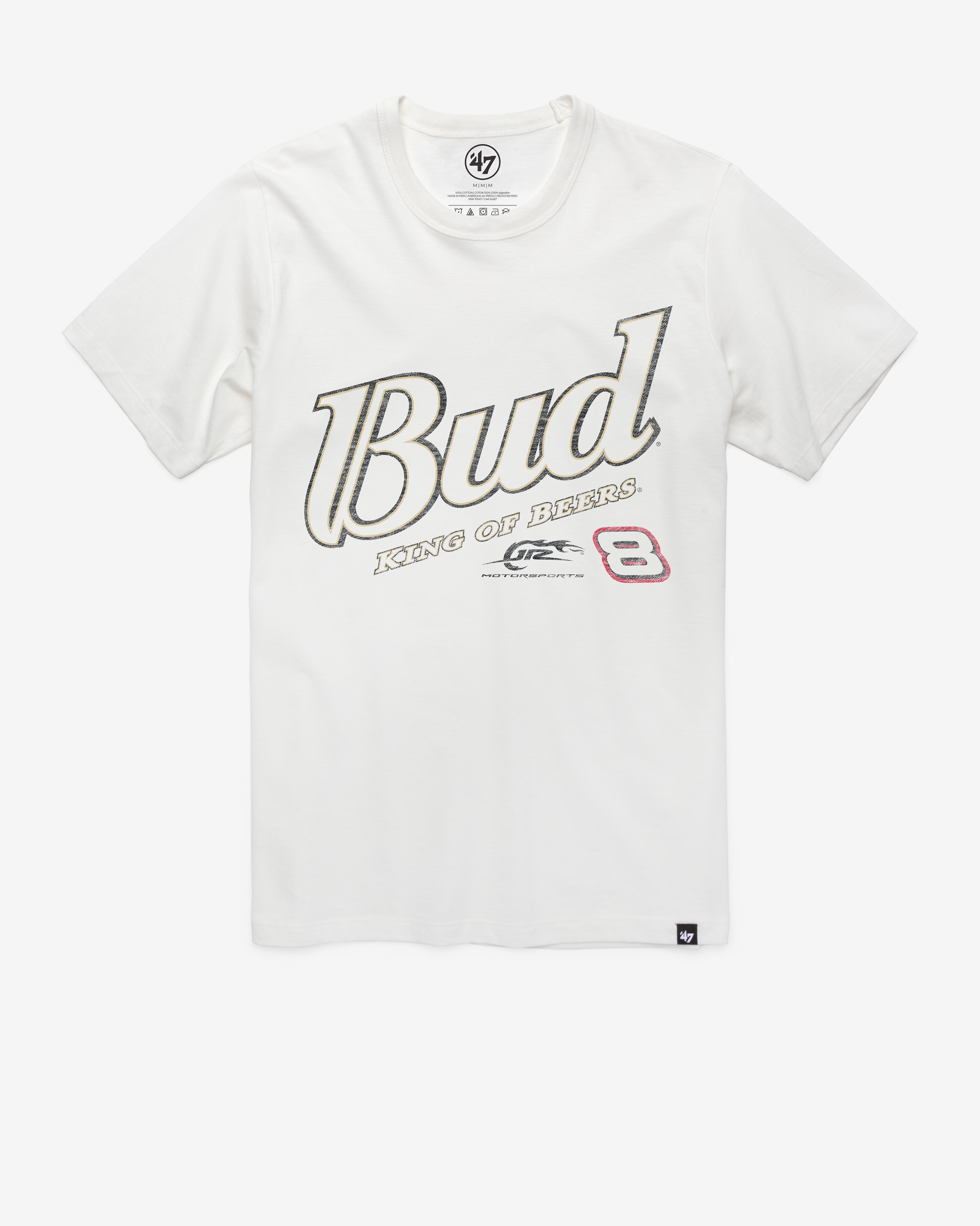 DALE EARNHARDT JR. / JR. MOTORSPORTS DRIVER '47 FRANKLIN TEE WHITE WASH