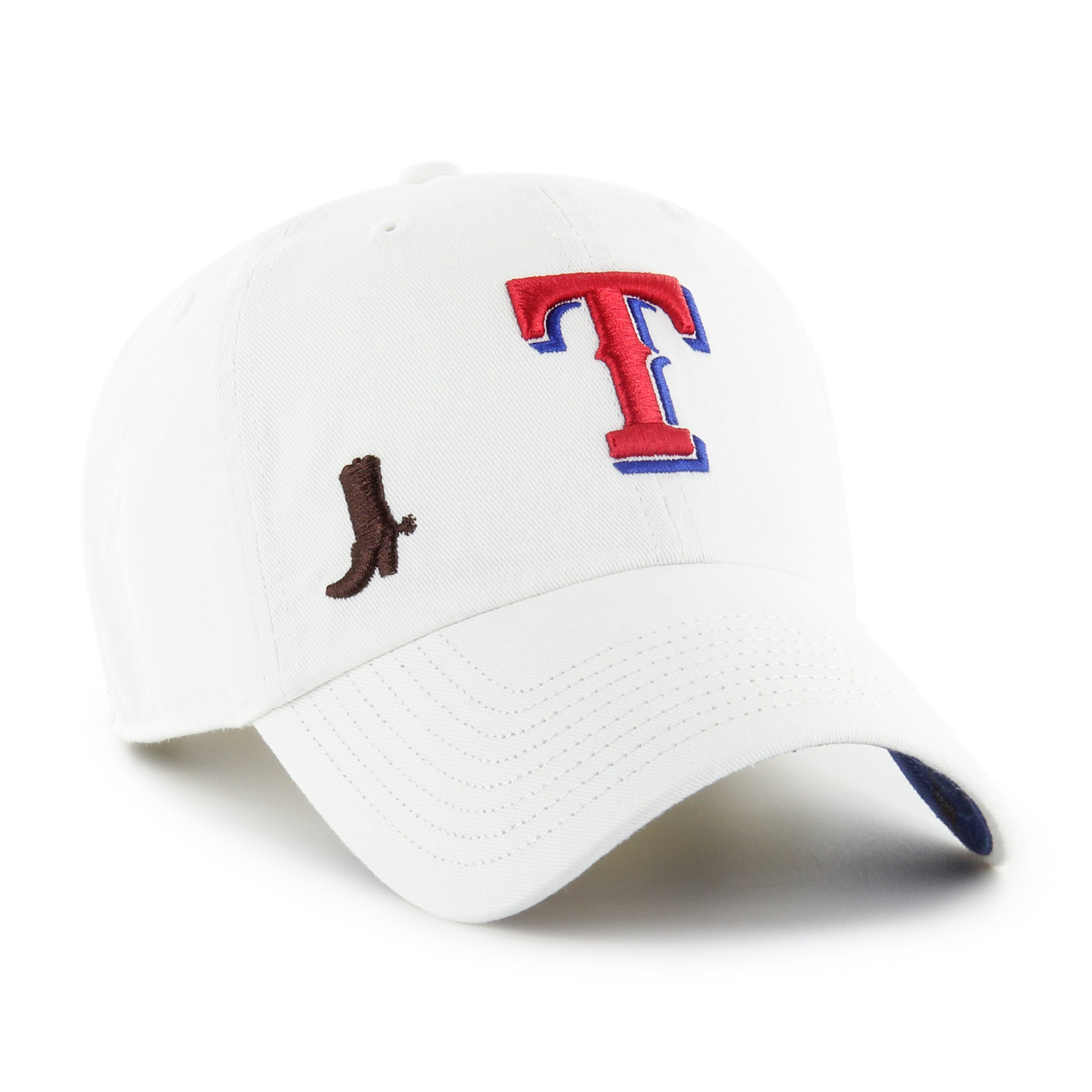 TEXAS RANGERS CONFETTI ICON '47 CLEAN UP WOMENS WHITE