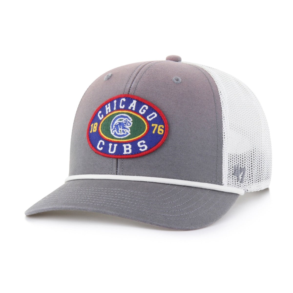 CHICAGO CUBS TIDE SWEEP ROPE '47 TRUCKER DARK GRAY
