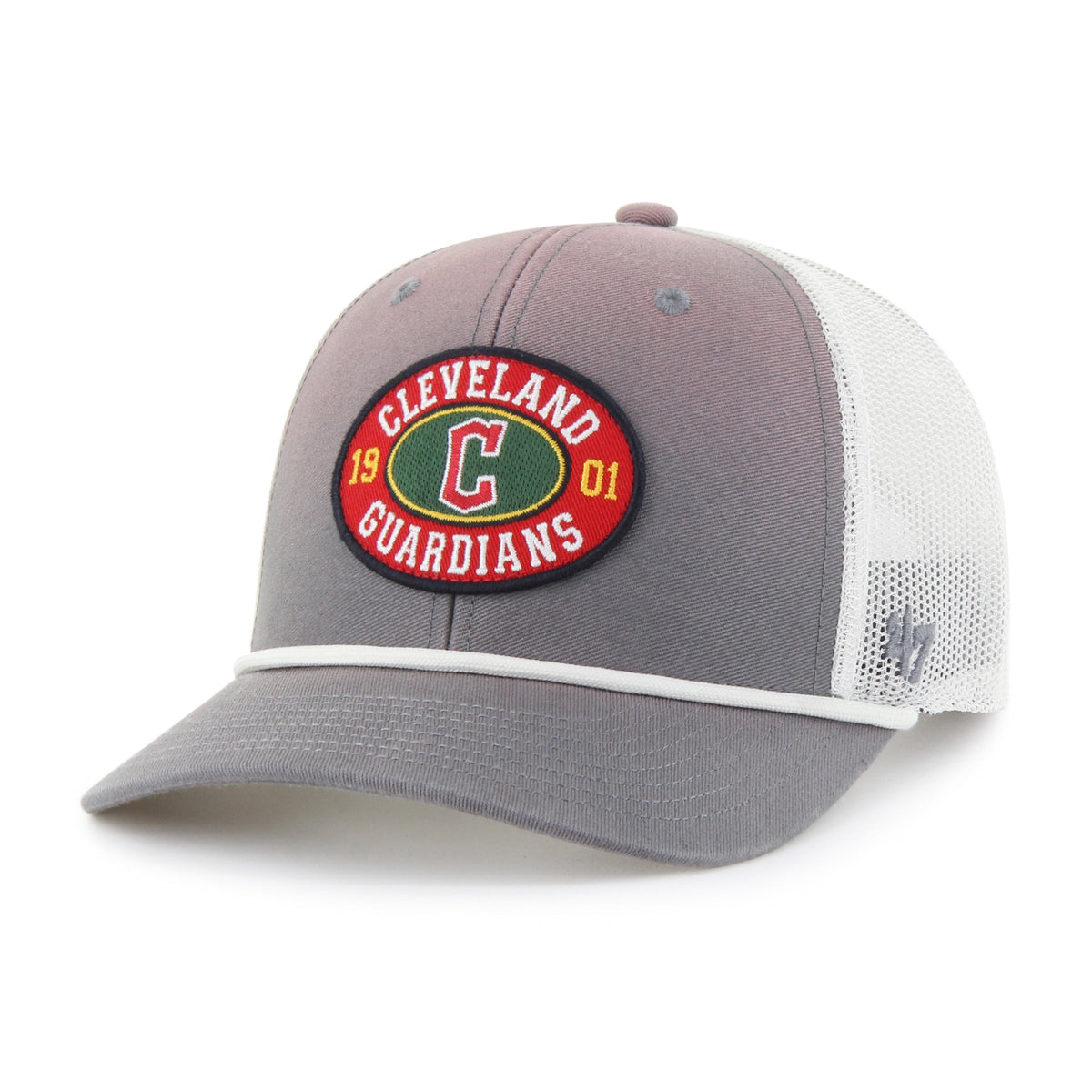 CLEVELAND GUARDIANS TIDE SWEEP ROPE '47 TRUCKER DARK GRAY
