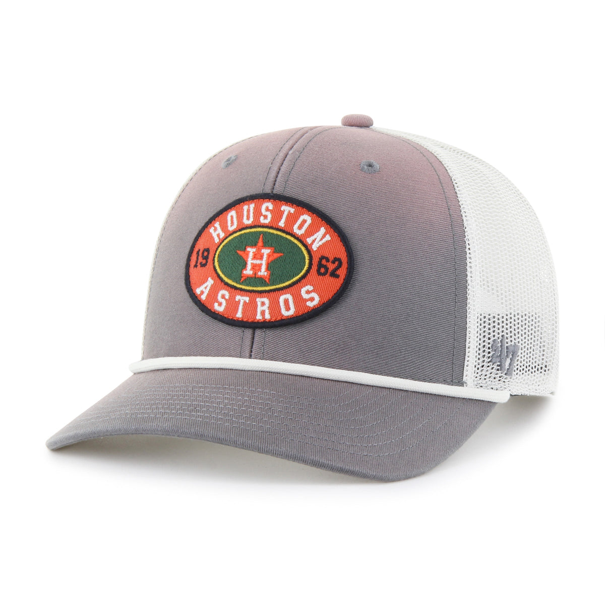 HOUSTON ASTROS TIDE SWEEP ROPE '47 TRUCKER DARK GRAY