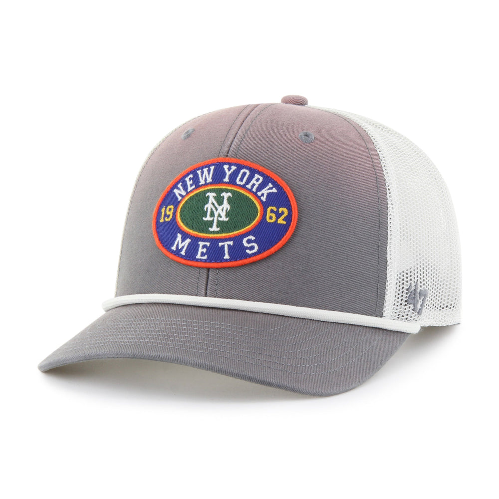 NEW YORK METS TIDE SWEEP ROPE '47 TRUCKER DARK GRAY