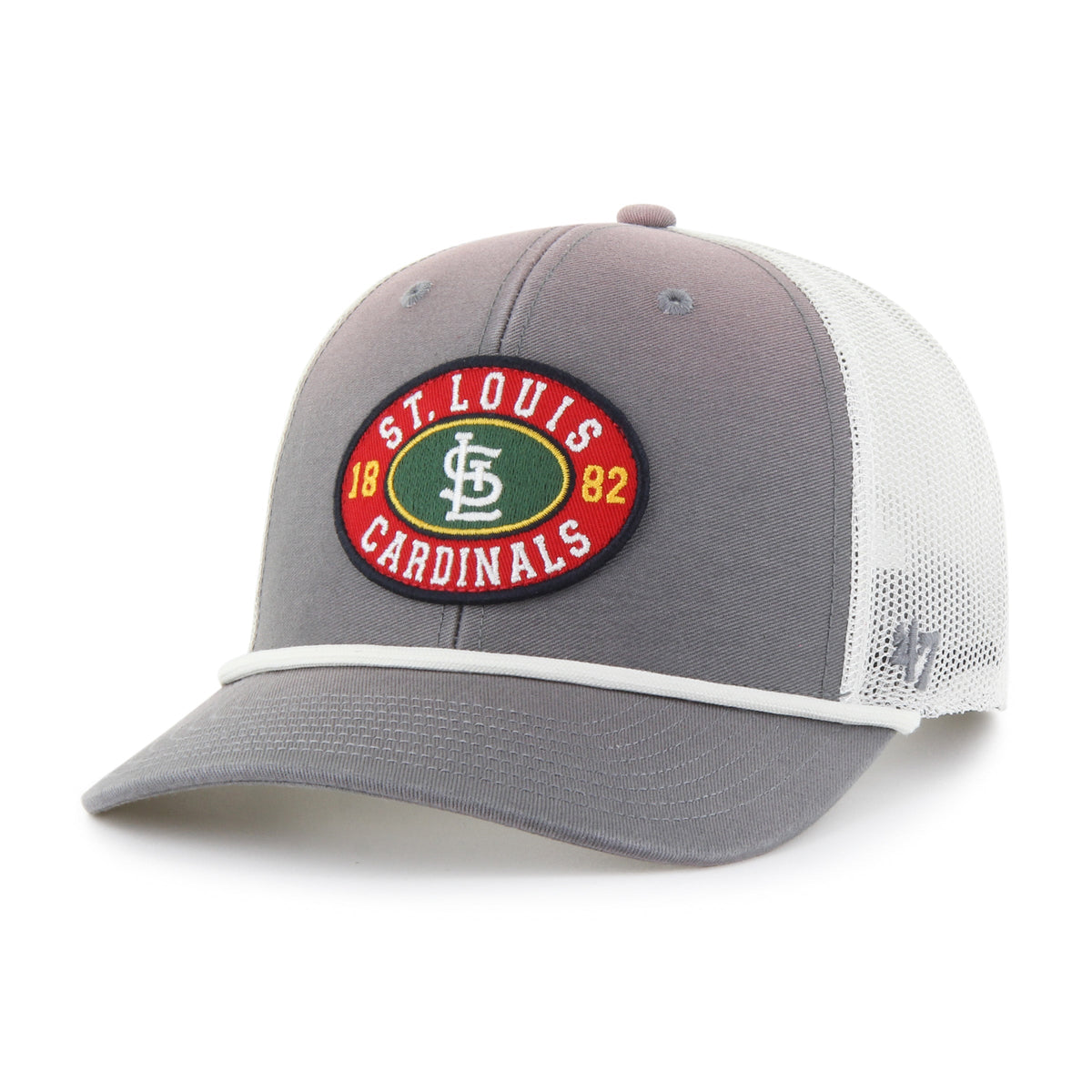 ST. LOUIS CARDINALS TIDE SWEEP ROPE '47 TRUCKER DARK GRAY