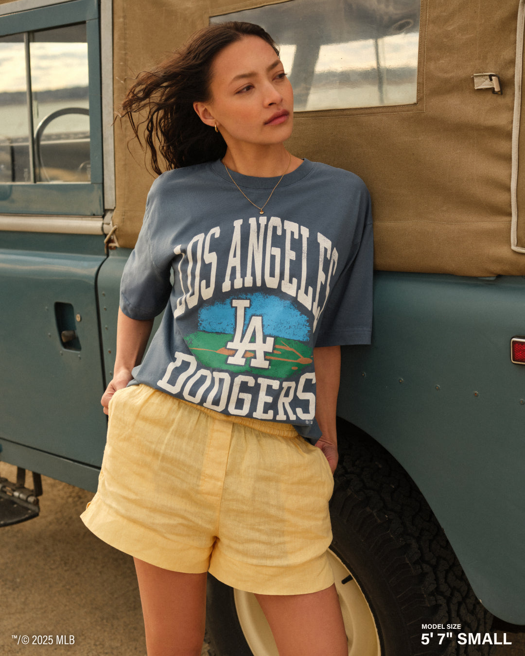 CINCINNATI REDS CLOUDFIELD MONTAUK '47 FOUNDATION TEE DUSTED CAYENNE