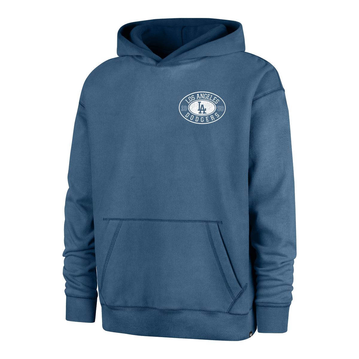 LOS ANGELES DODGERS HOOKLINE '47 RIVER HOODIE DUSTED TIMBER BLUE